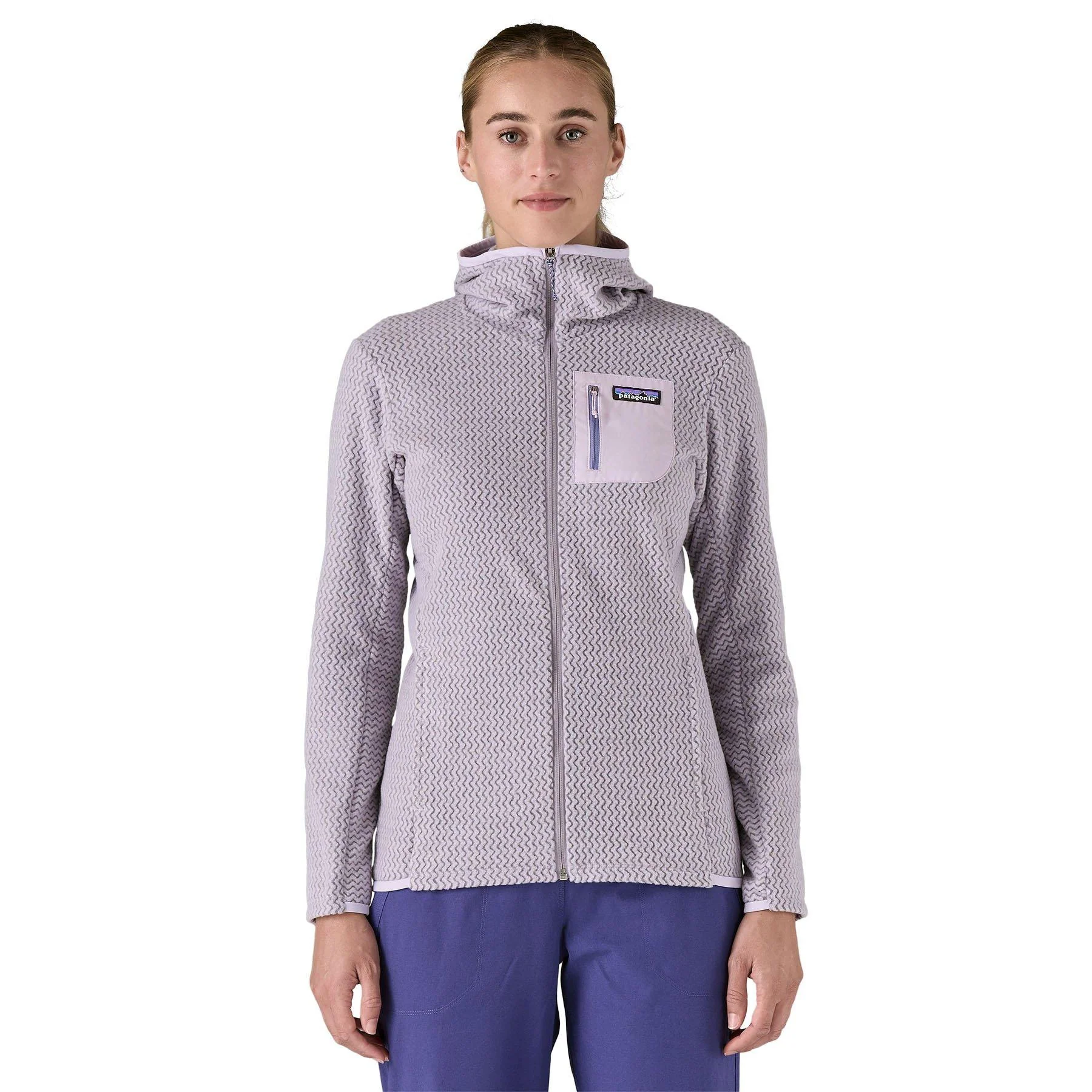 Women's R1 Air Full Zip Hoody - Purple - Image 2