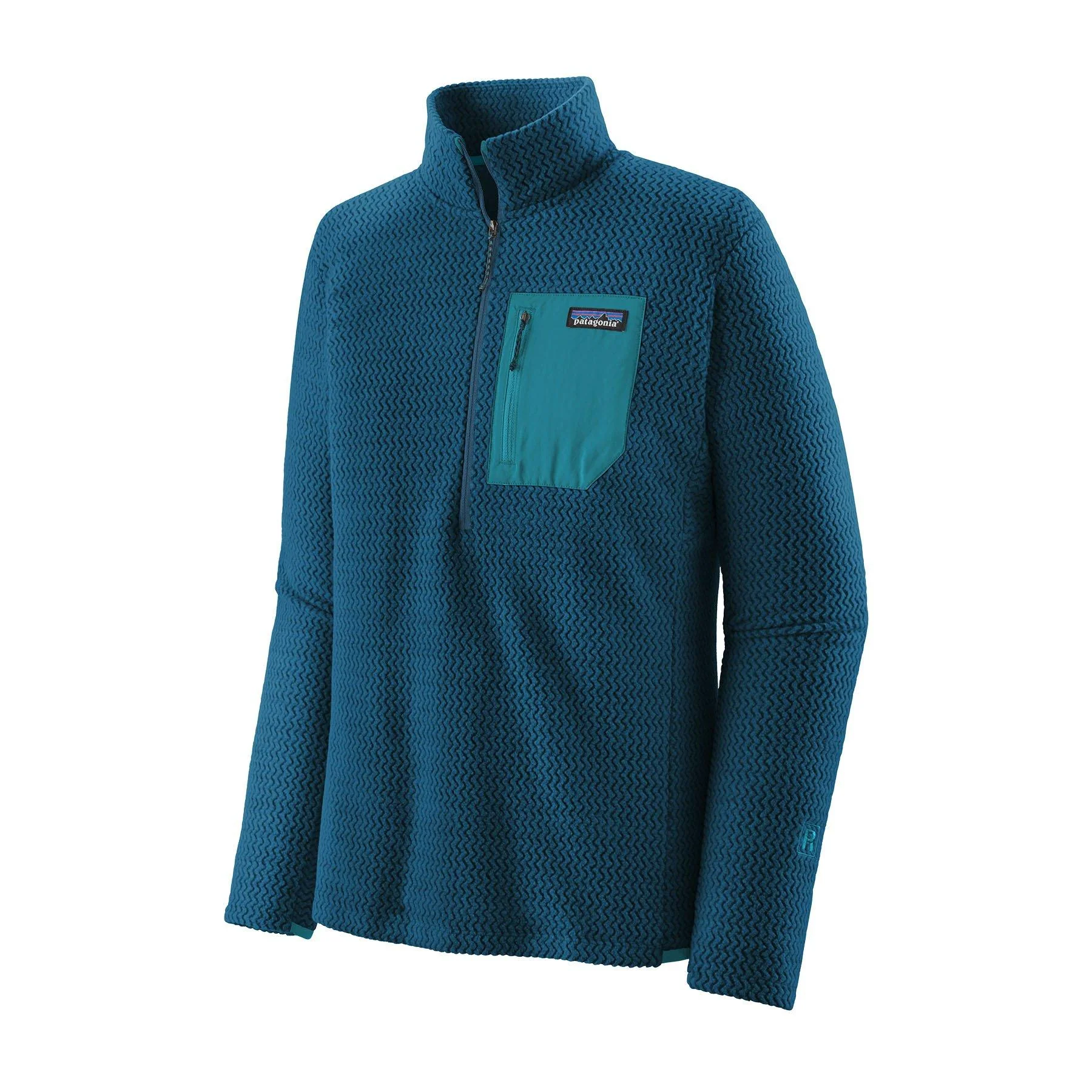 Men's R1 Air 1/2 Zip Neck Fleece - Blue