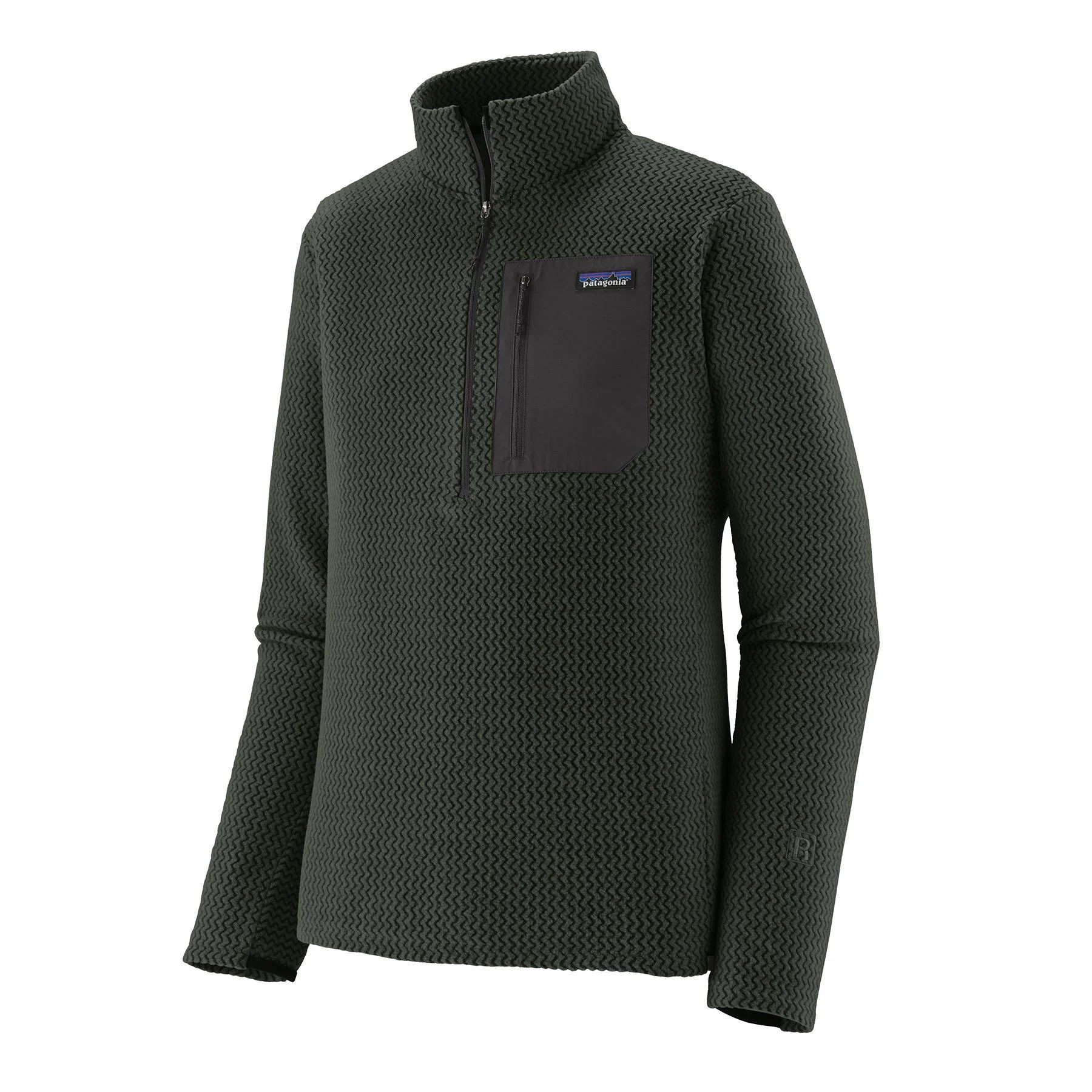 Men's R1 Air 1/2 Zip Neck Fleece - Dark Green
