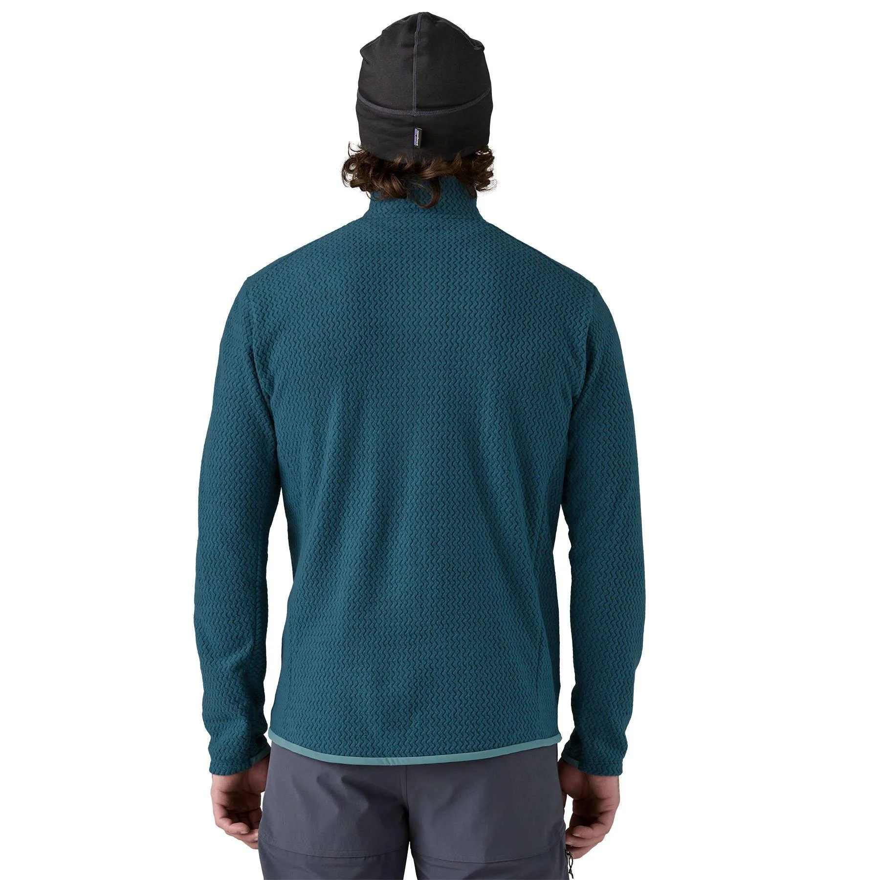 Men's R1 Air 1/2 Zip Neck Fleece - Blue - Image 3