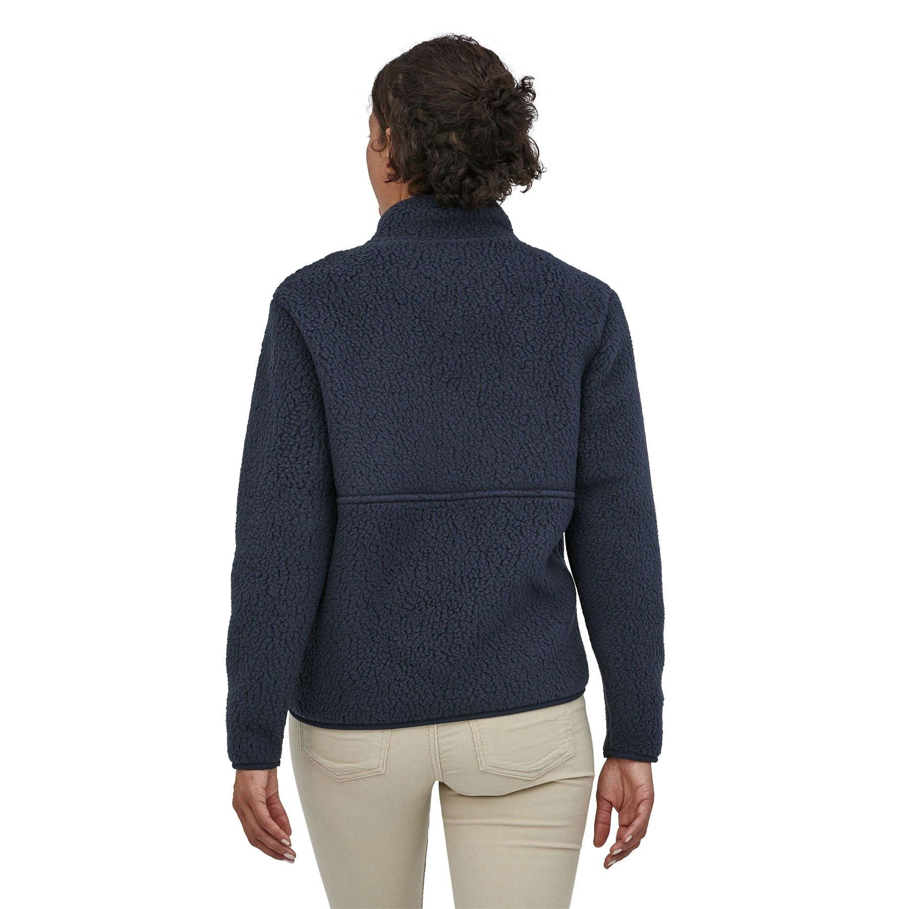 Women's Retro Pile Fleece Marsupial - New Navy - Image 3