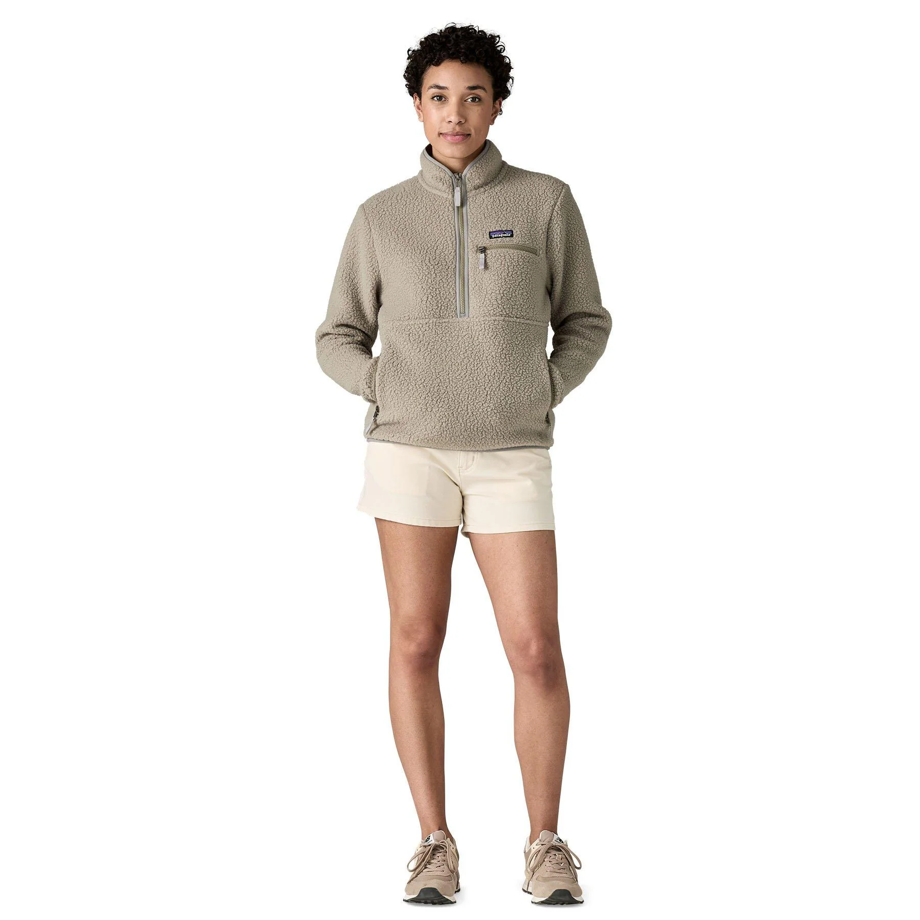 Women's Retro Pile Marsupial Fleece - Green - Image 6
