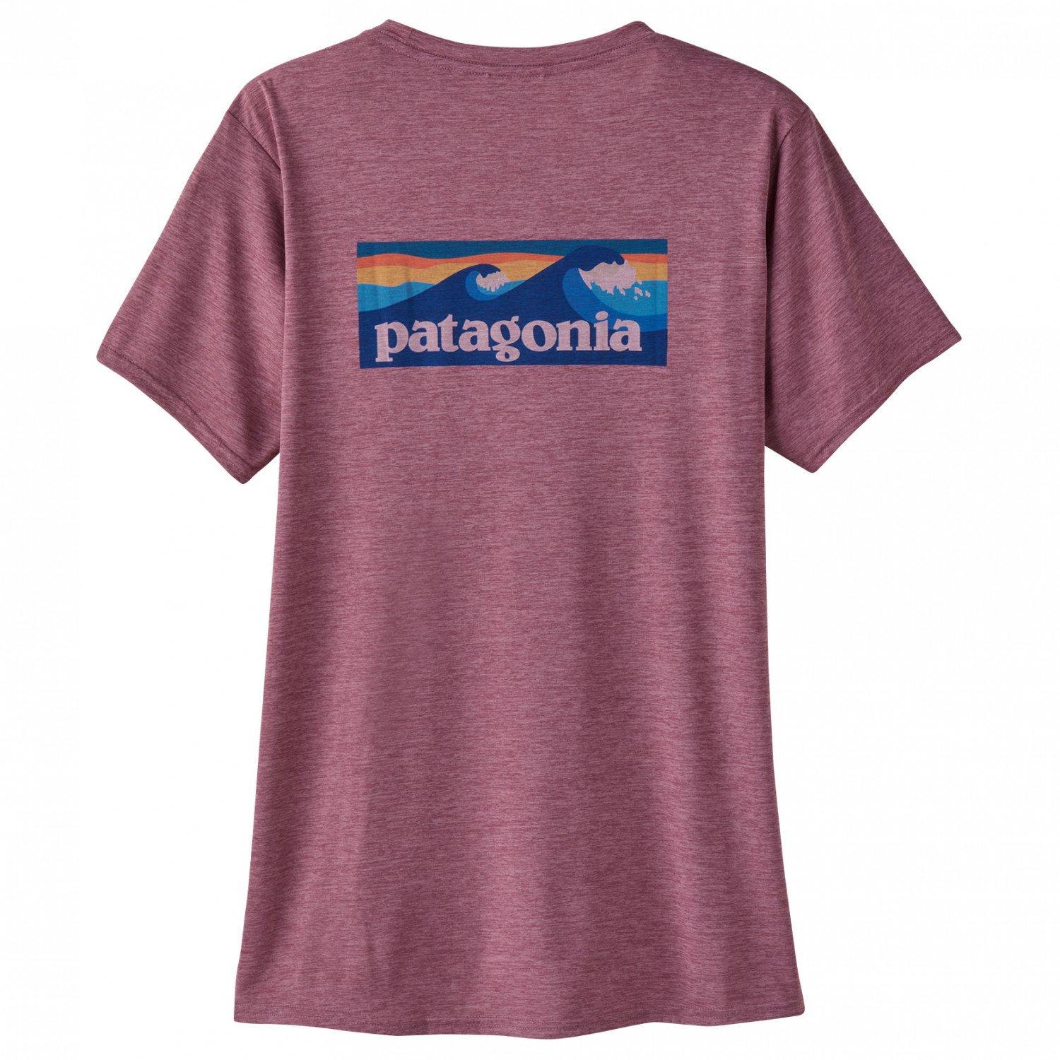 Women's Capilene Cool Daily Graphic Shirt - Boardlogo/Eve/Mauve - Image 3