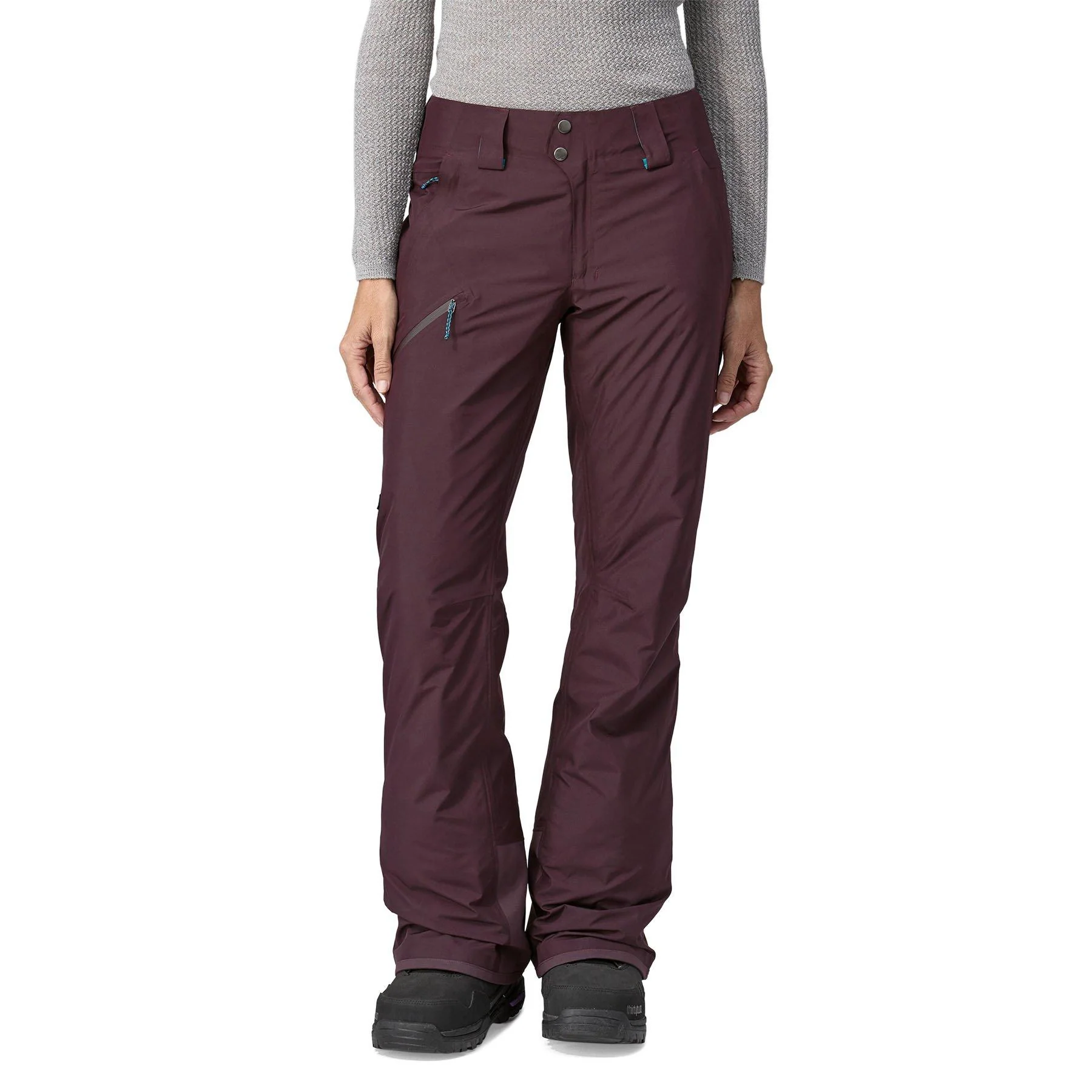 Women's Insulated Powder Town Pants - Purple - Image 2