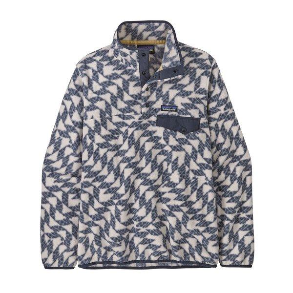 Women's Lightweight Synchilla Snap-T Pullover- Blue/White