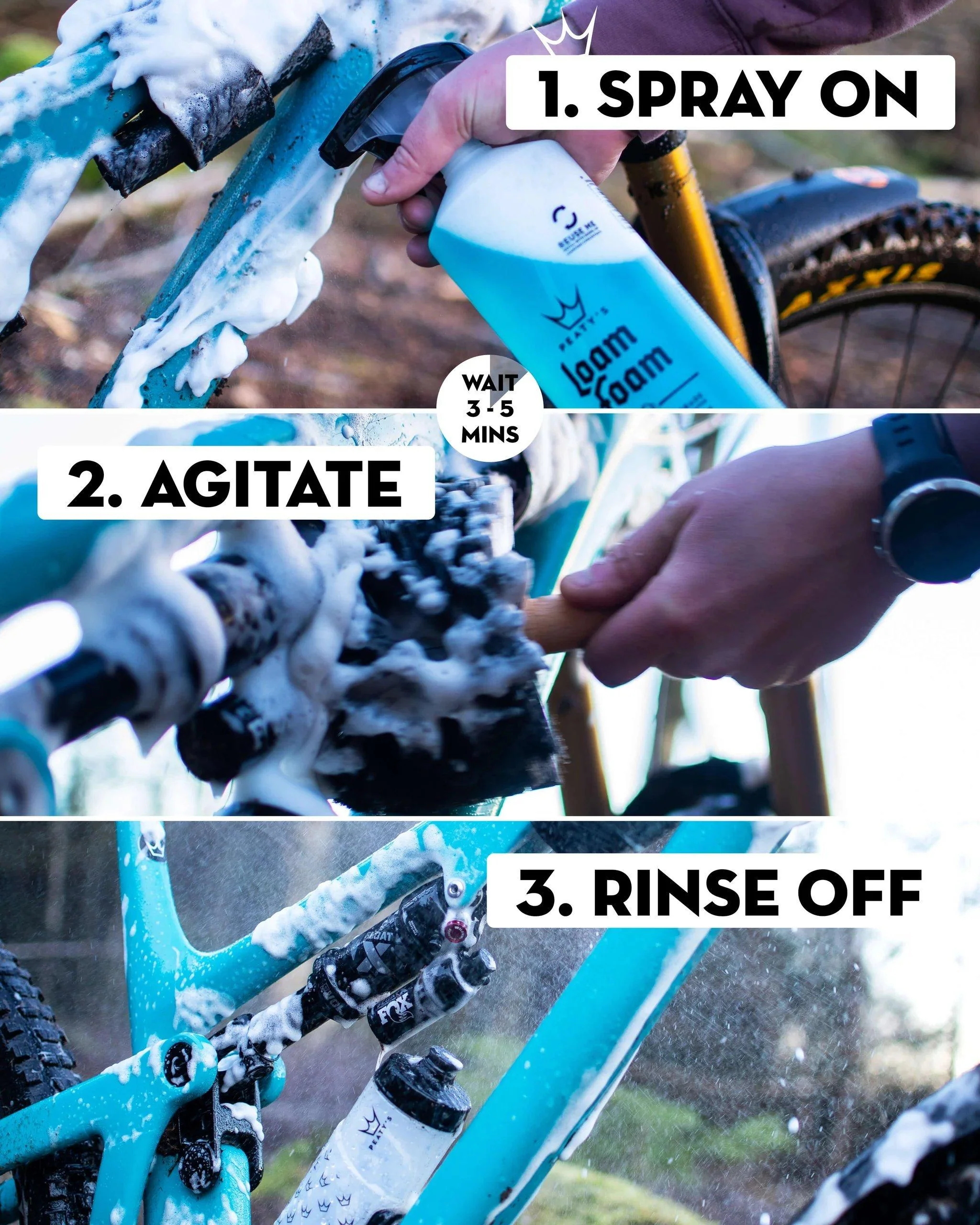 1L Loam Foam Bike Cleaning Spray - Image 3