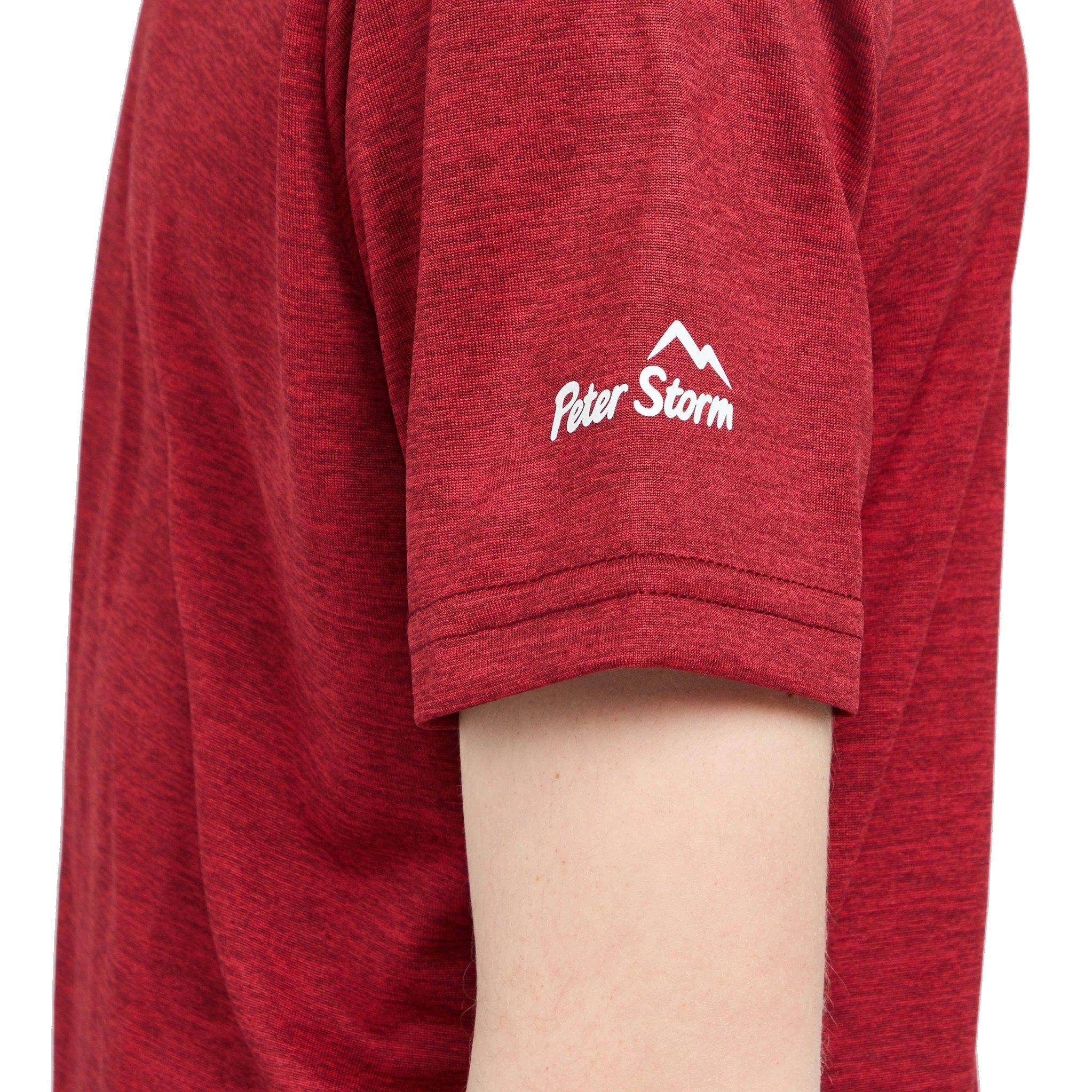 Kids' Active Tech T-Shirt - Red - Image 3