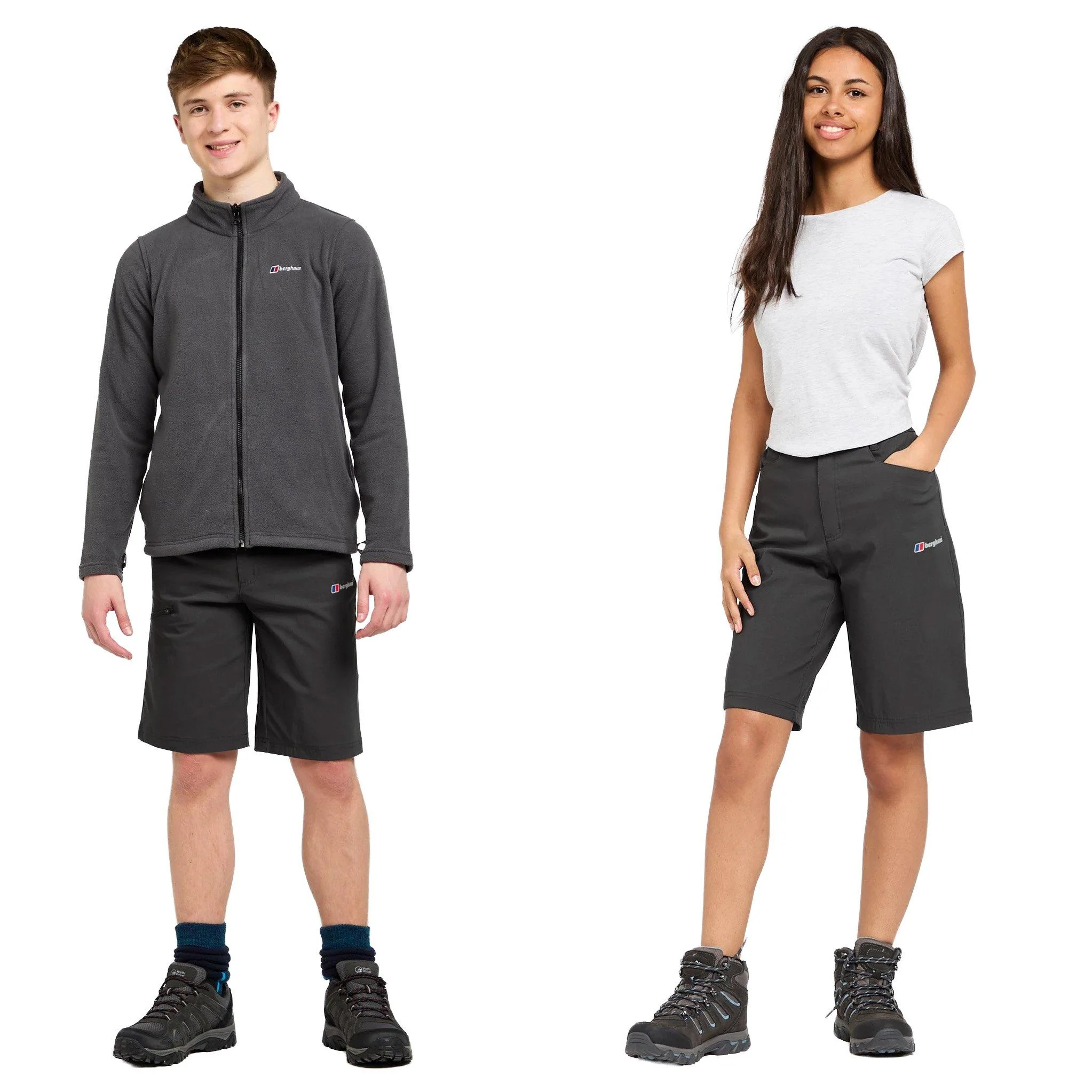 Kids' Walking Shorts - Grey - Image 6