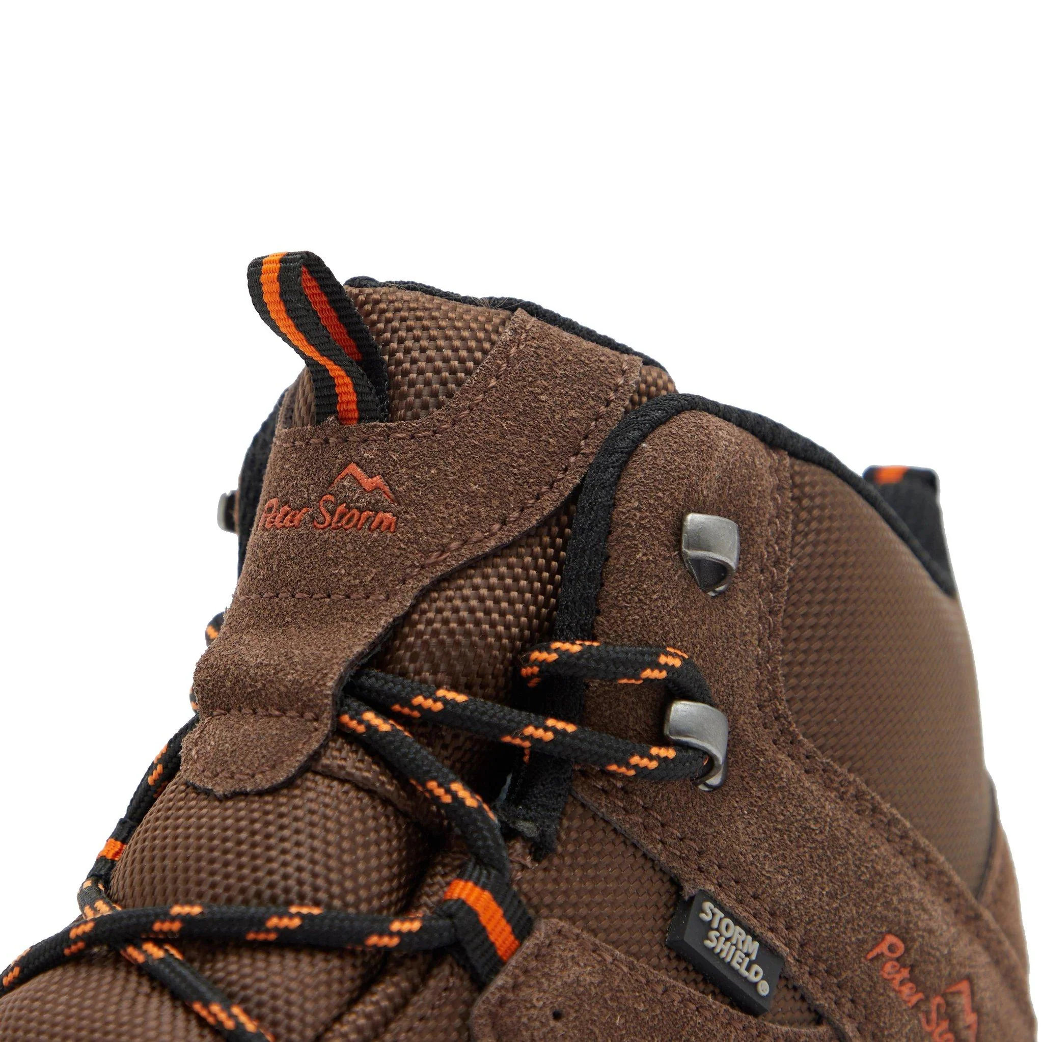 Men's Buxton Waterproof Mid Walking Boots - Brown - Image 6