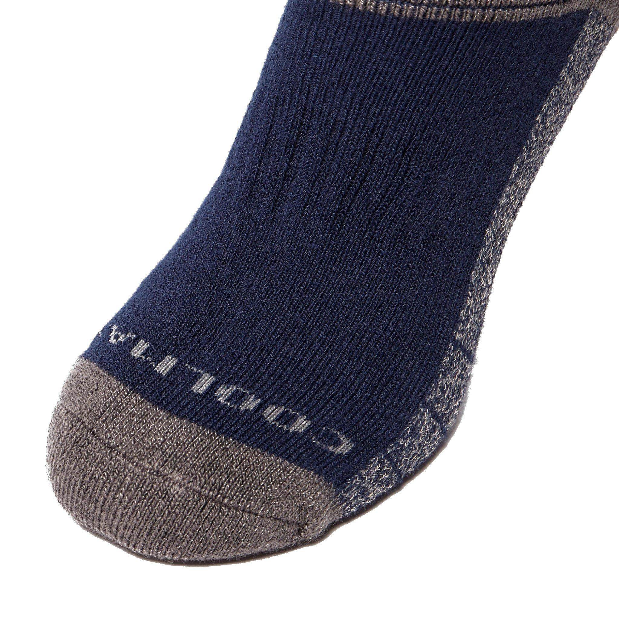 Men's Midweight Outdoor Socks 2 Pack - Navy - Image 3