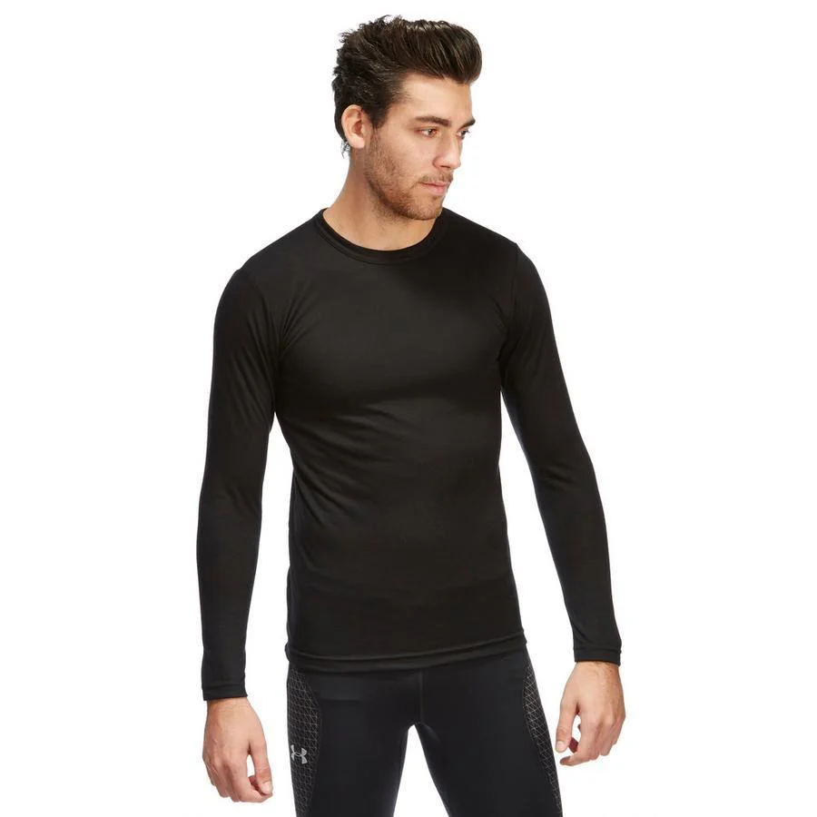 Men's Thermal Long-Sleeve Crewe Base Layer - Black