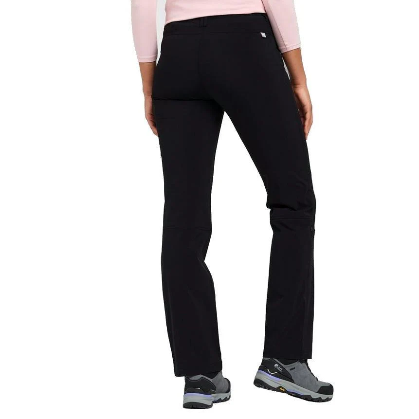 Women's Stretch Roll-Up Trousers (Short) - Black - Image 3