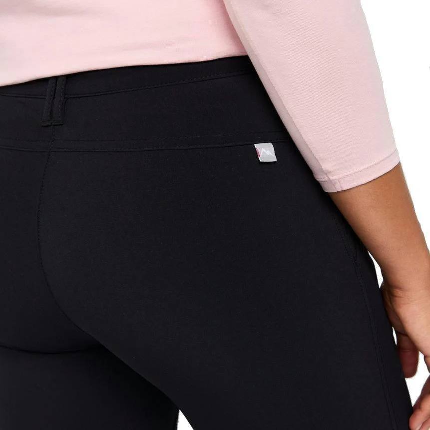 Women's Stretch Roll-Up Trousers (Short) - Black - Image 7
