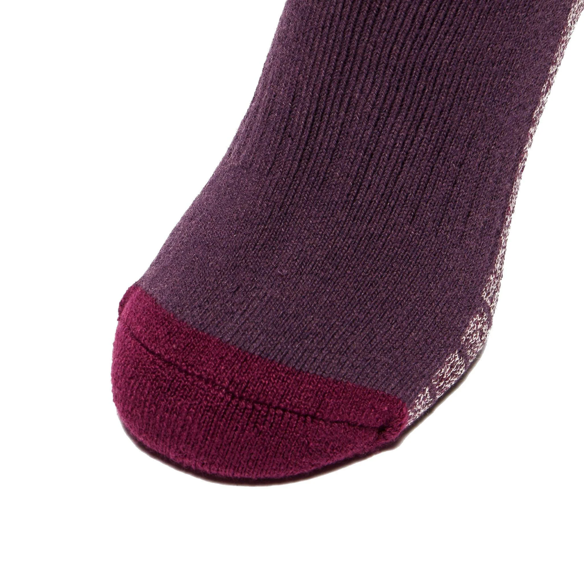 Women's Heavyweight Outdoor Socks 2-Pack - Purple - Image 3