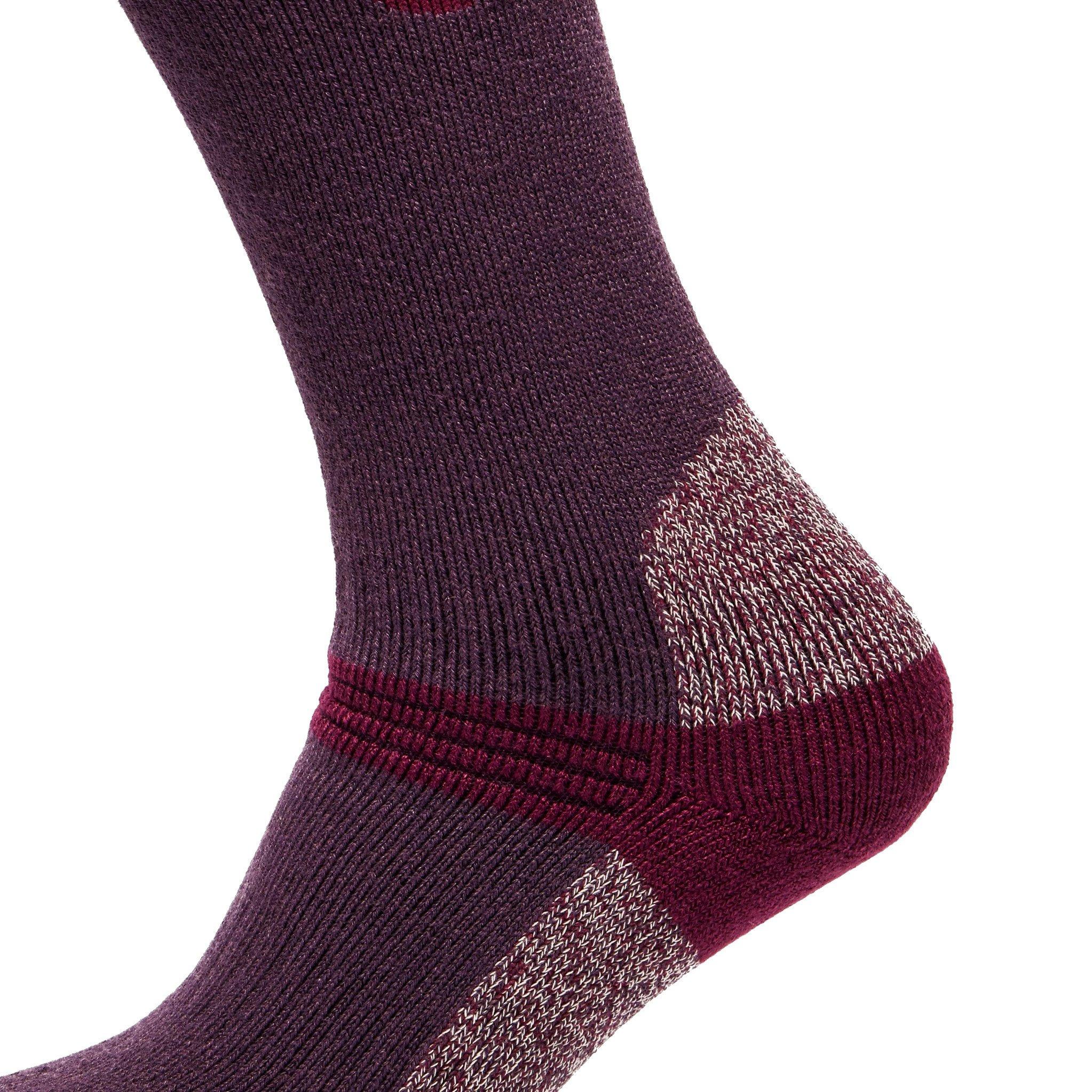 Women's Heavyweight Outdoor Socks 2-Pack - Purple - Image 4