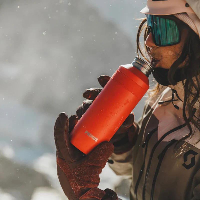 Tufa Narrow Insulated Bottle 0.6L - Red - Image 4