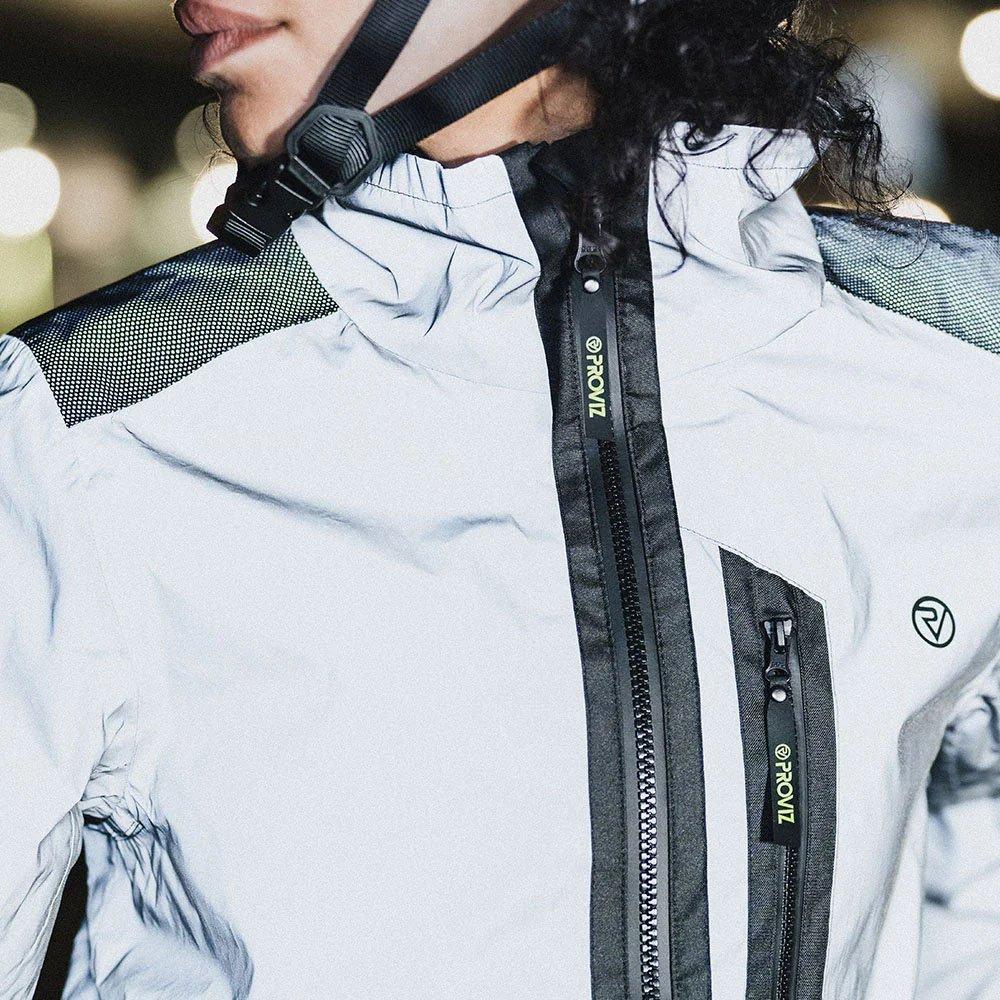 Women's Reflect 360 City Cycling Jacket - Silver - Image 6