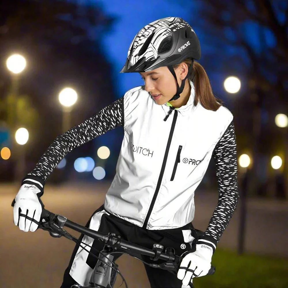Women's Reflect Reversible Gilet - Silver - Image 5