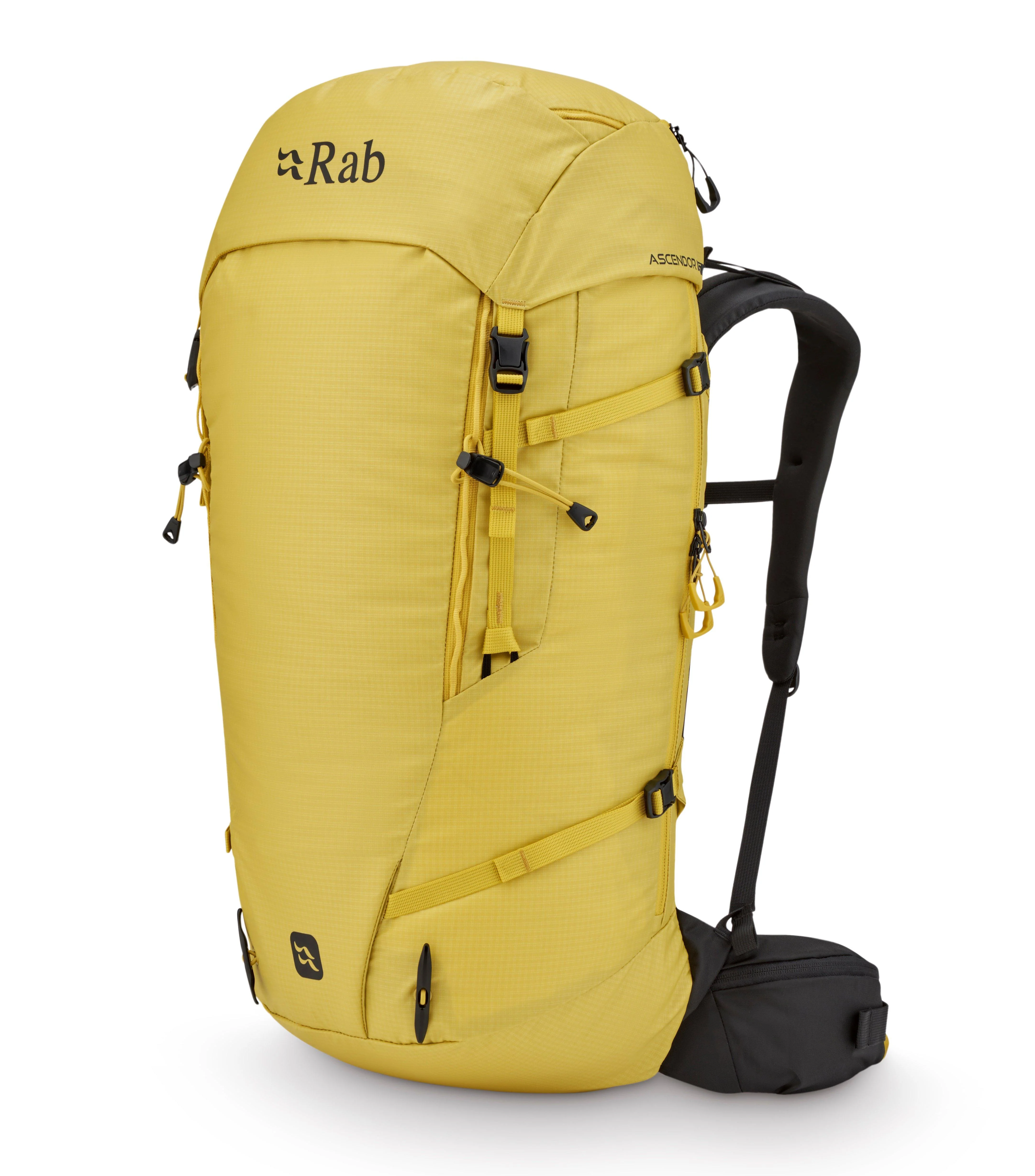 Ascendor 45L Mountaineering Pack - Size M-L - Yellow - Image 2