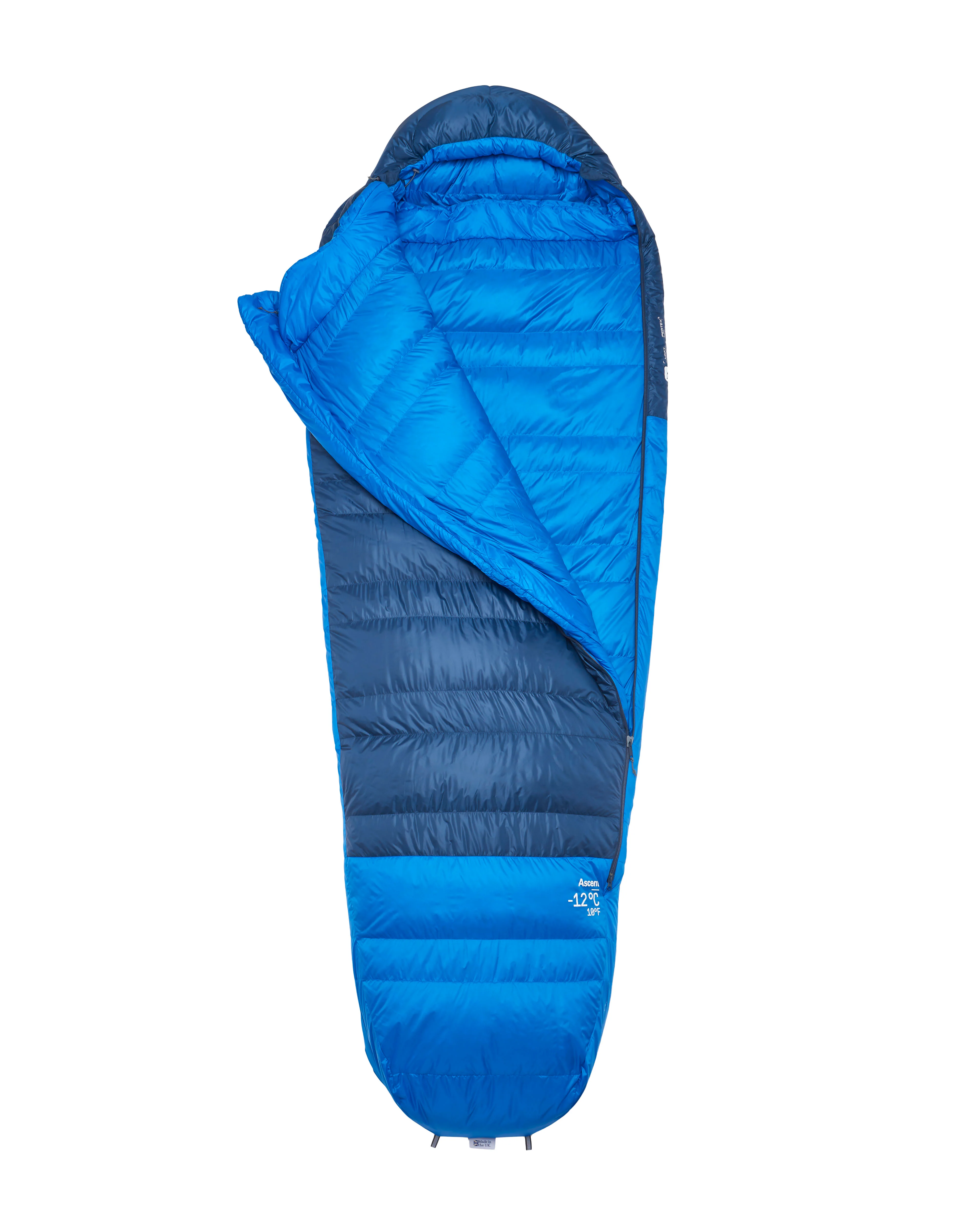 Ascent -12°C Sleeping Bag - Blue - Image 2