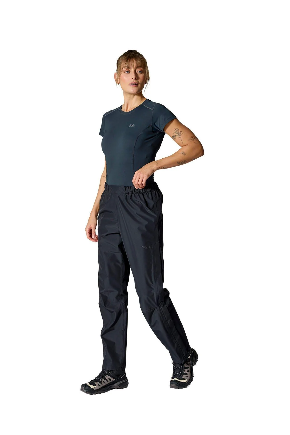 Women's Downpour Pants - Regular - Black - Image 6
