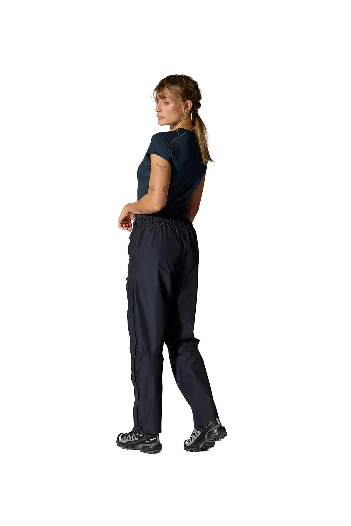 Women's Downpour Pants - Regular - Black - Image 7