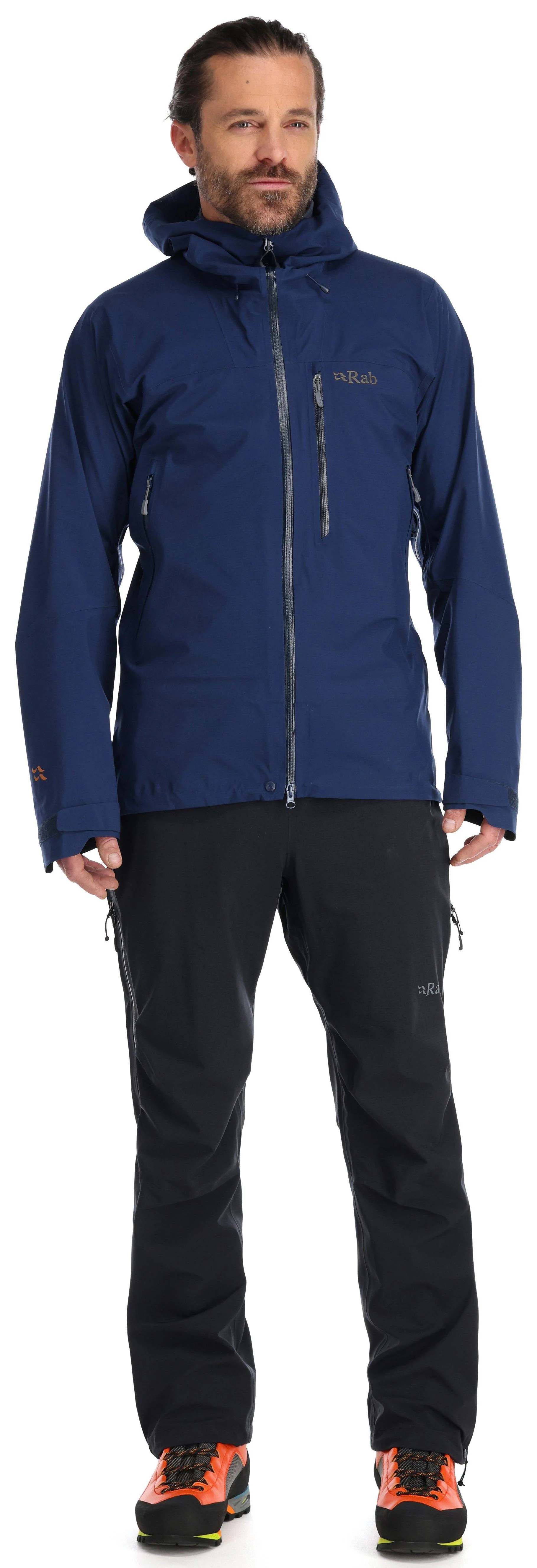 Men's Firewall Waterproof Jacket - Navy - Image 5