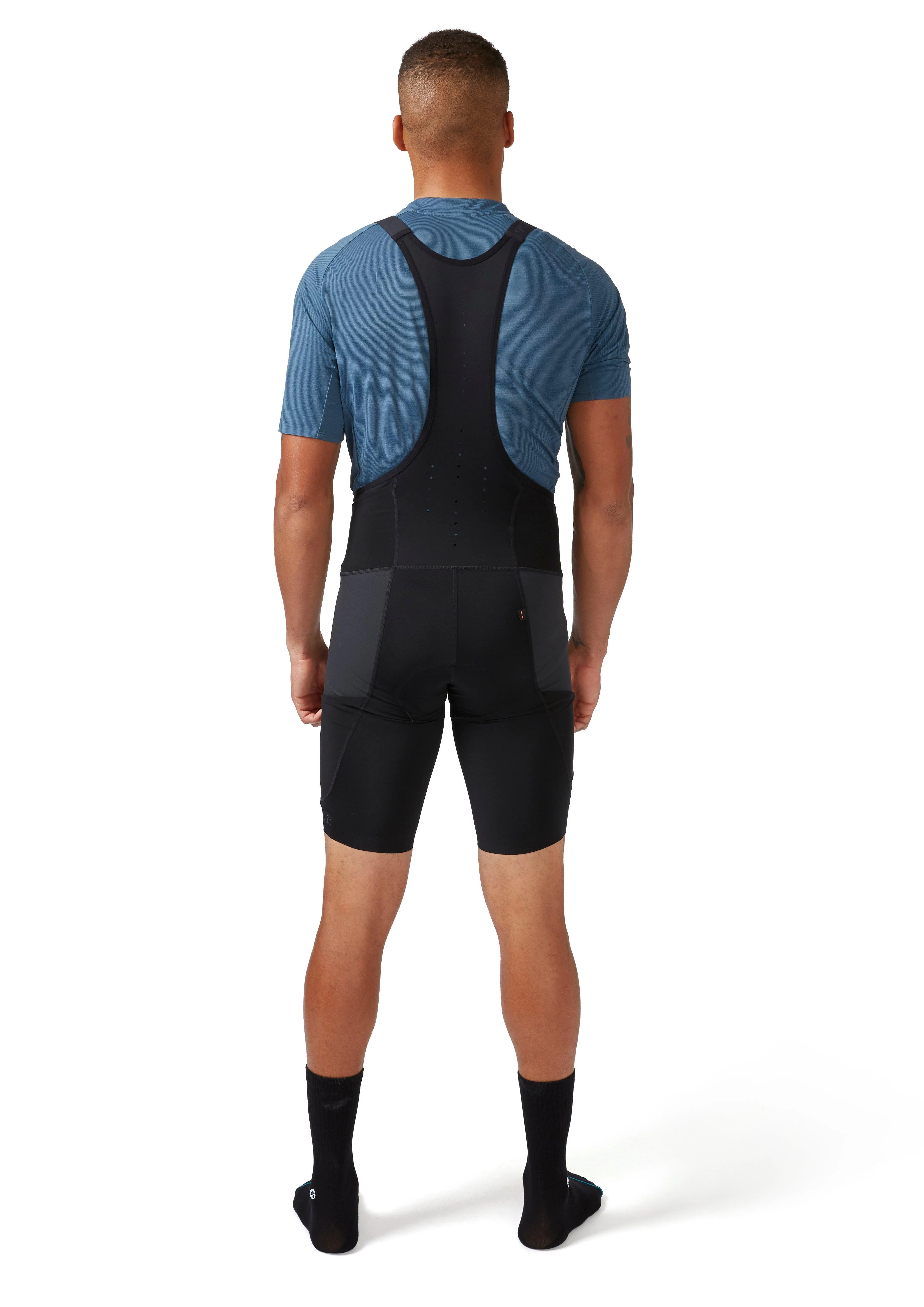 Men's Cargo Bib Shorts - Black - Image 4