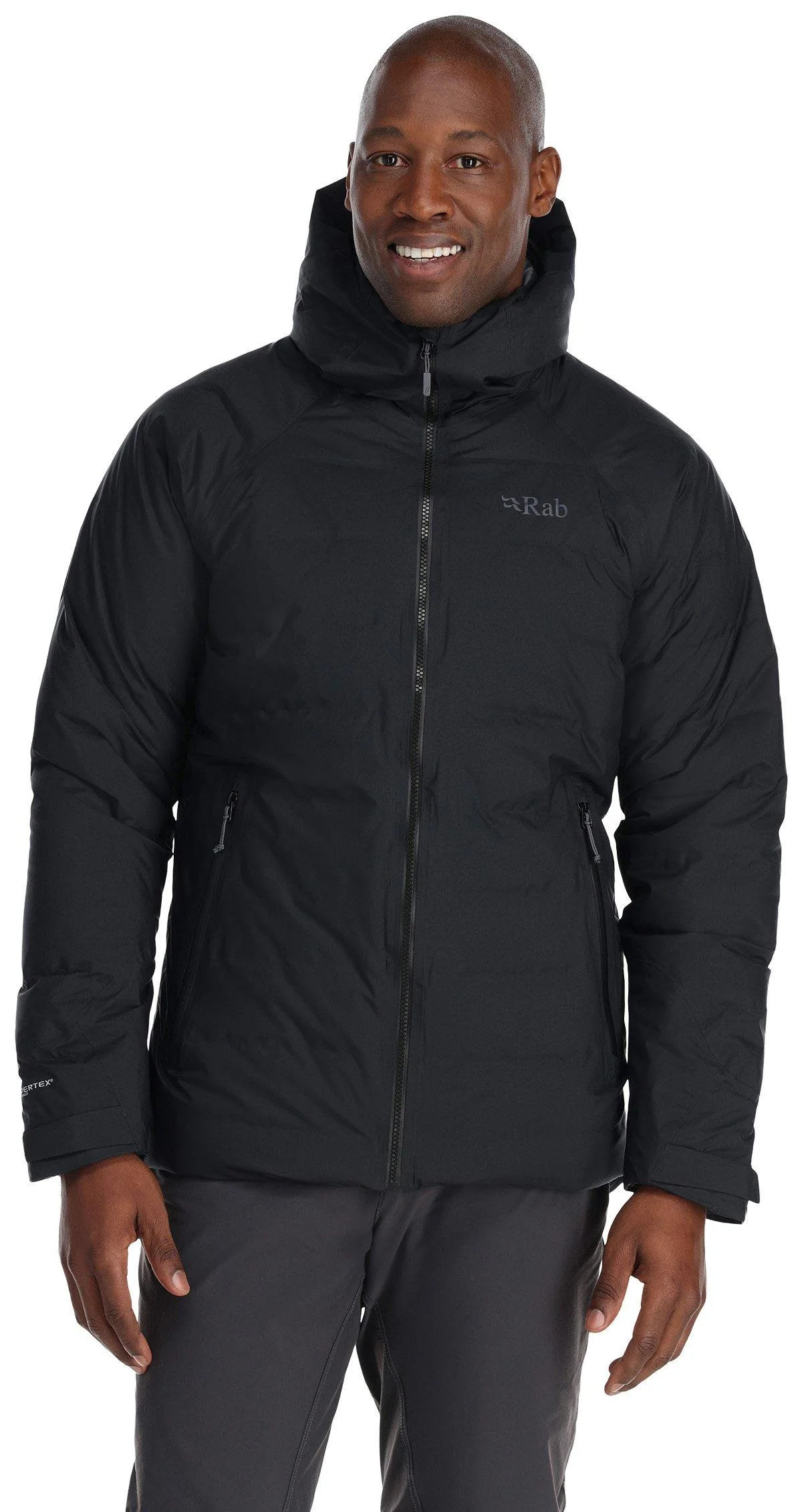 Men's Valiance Waterproof Down Jacket - Black - Image 3