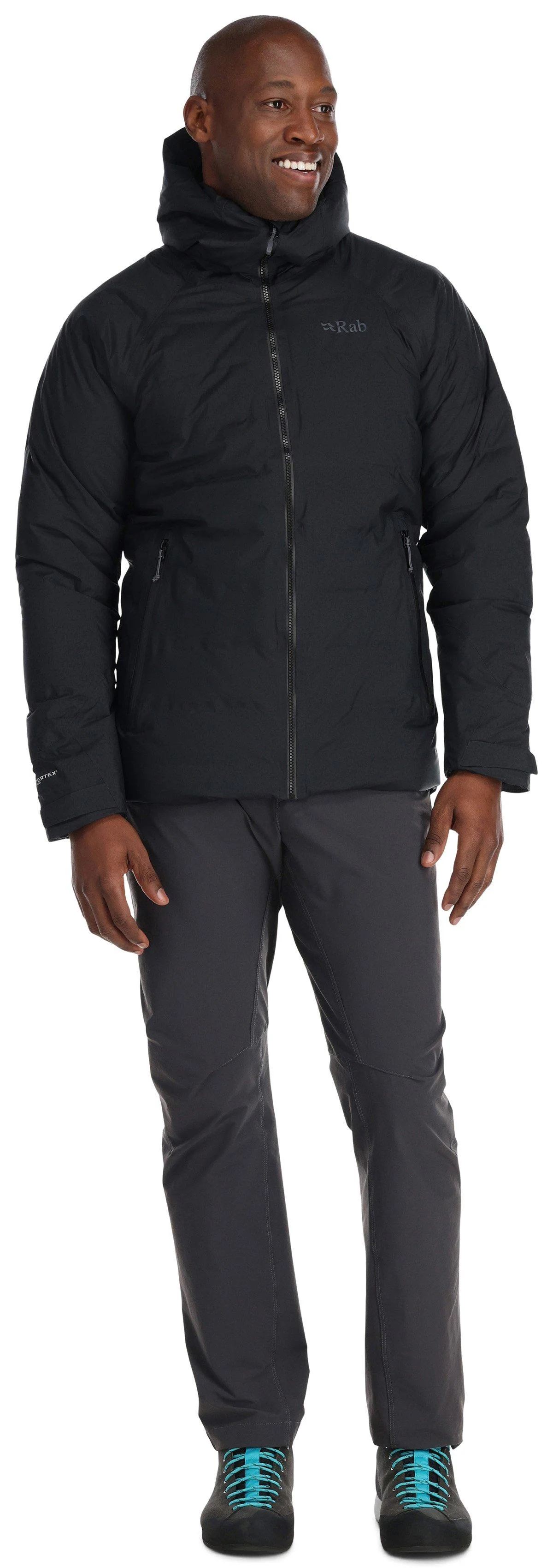 Men's Valiance Waterproof Down Jacket - Black - Image 5