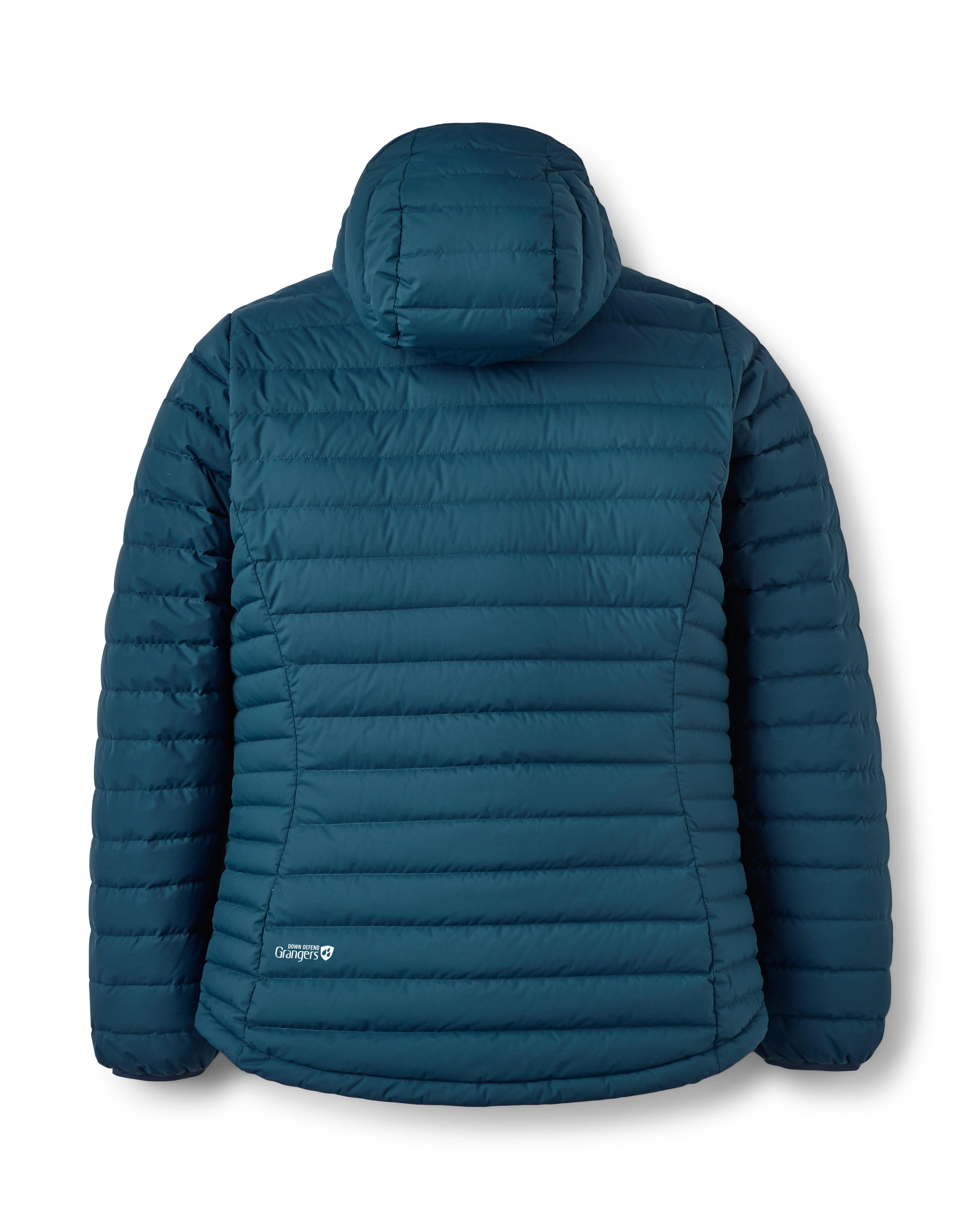 Men's Microlight Windstopper Hooded Down Jacket - Blue - Image 2