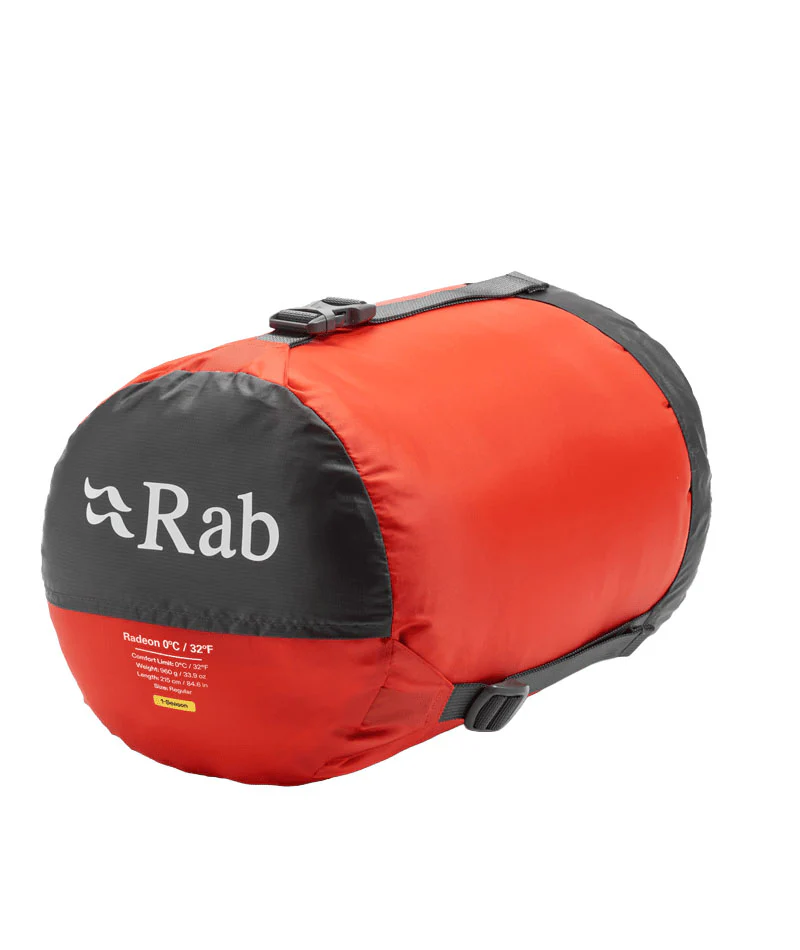Radeon 0°C Sleeping Bag - Grey/Green - Image 2