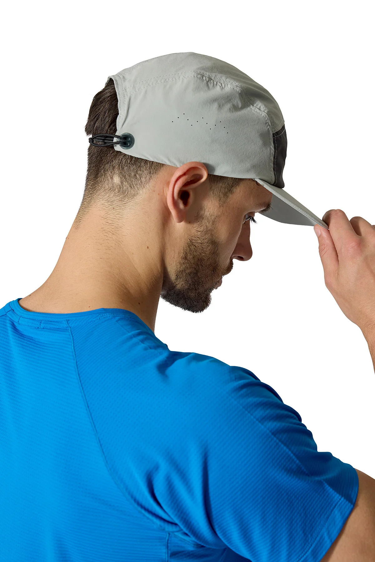 Unisex Talus 5-Panel Cap - Grey - Image 3