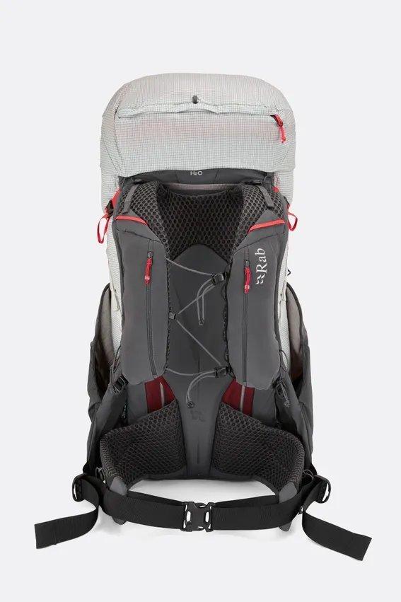 Muon 50L Hiking Backpack - Grey - Image 3