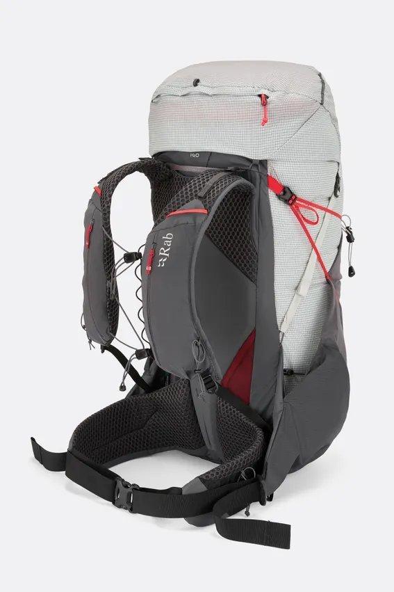 Muon 50L Hiking Backpack - Grey - Image 5
