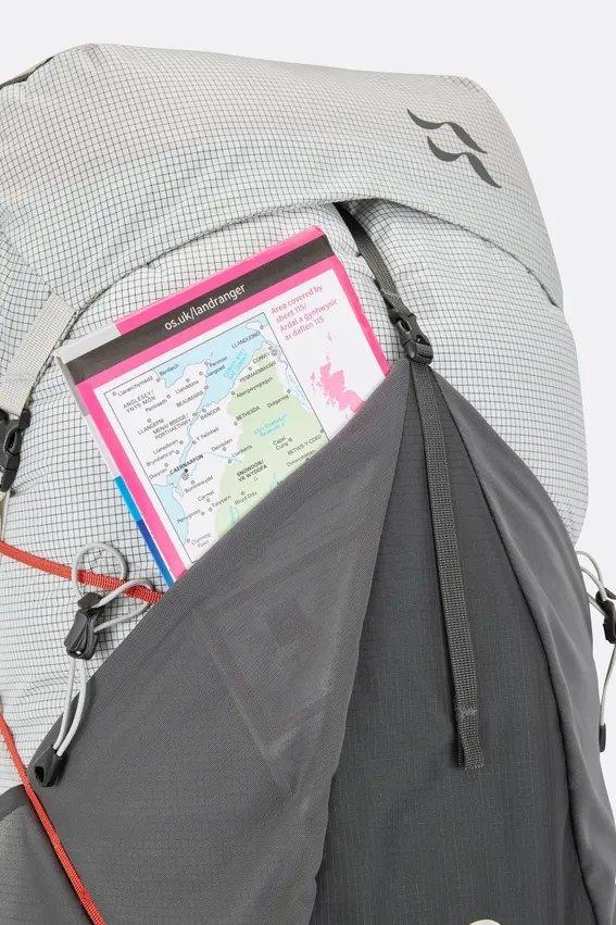 Muon 50L Hiking Backpack - Grey - Image 6