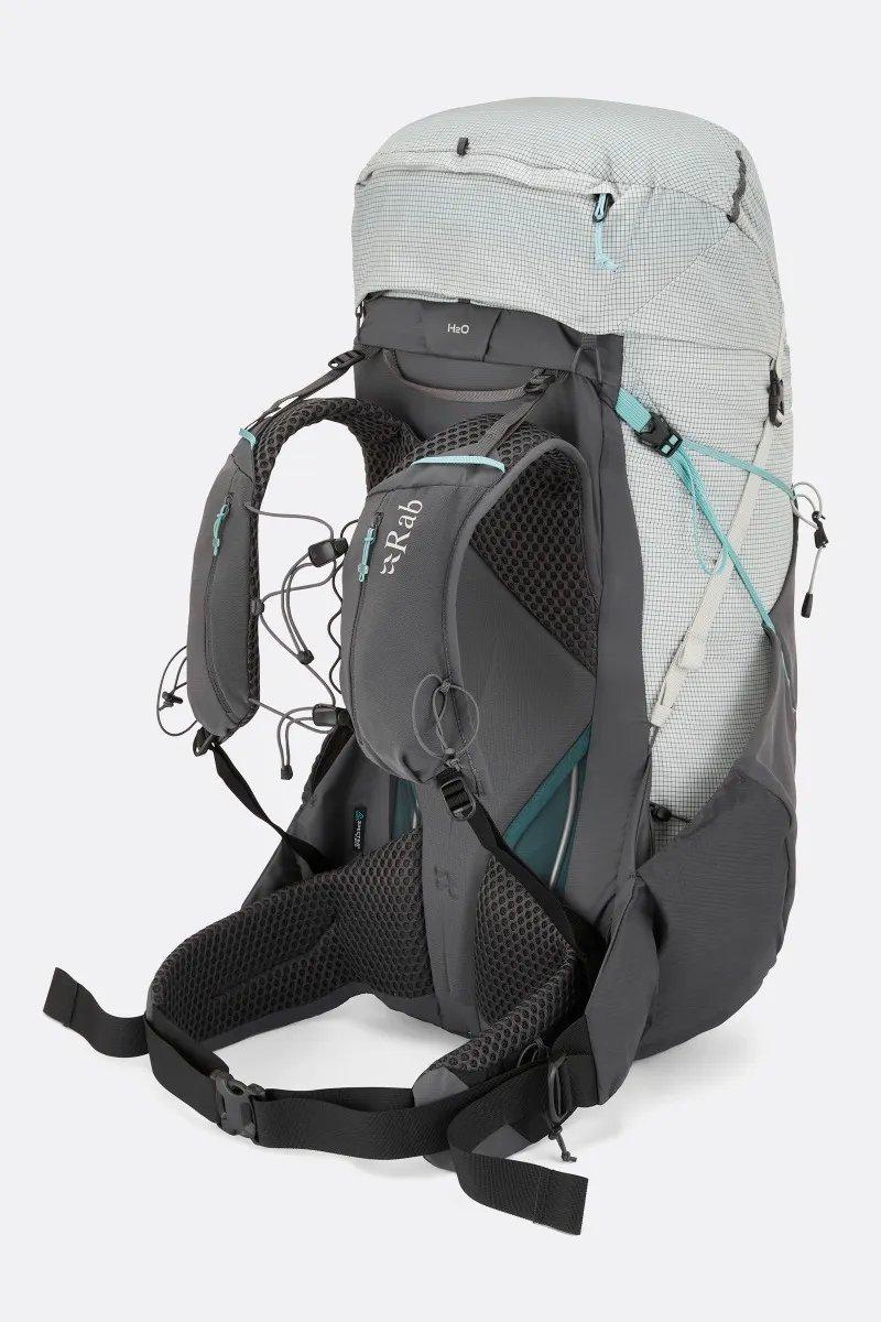 Women's Muon ND 50L Hiking Backpack - Grey - Image 4