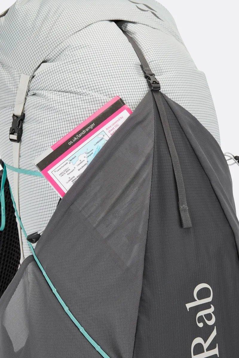 Women's Muon ND 50L Hiking Backpack - Grey - Image 7