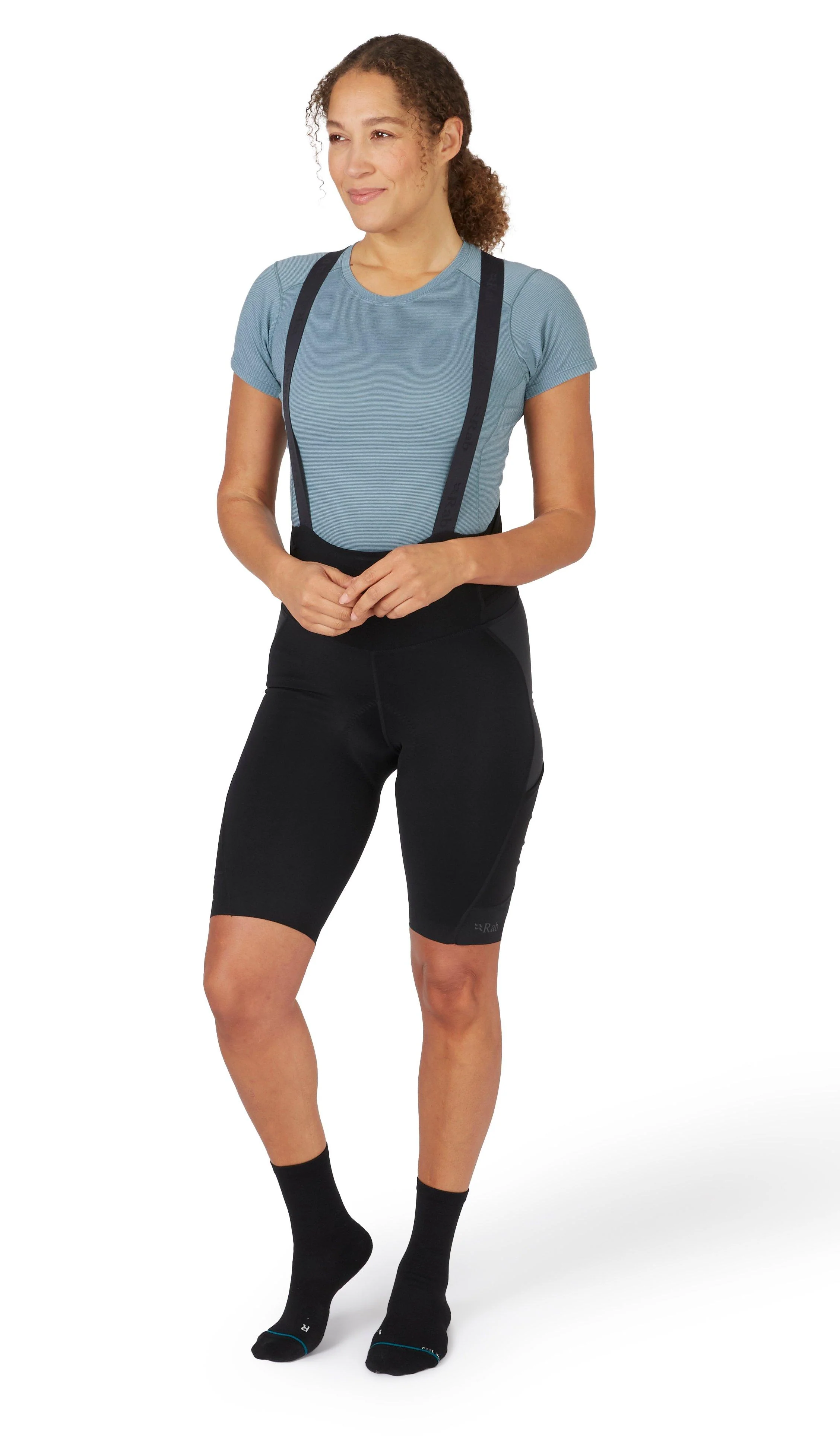 Women's Cargo Bib Shorts - Black - Image 3