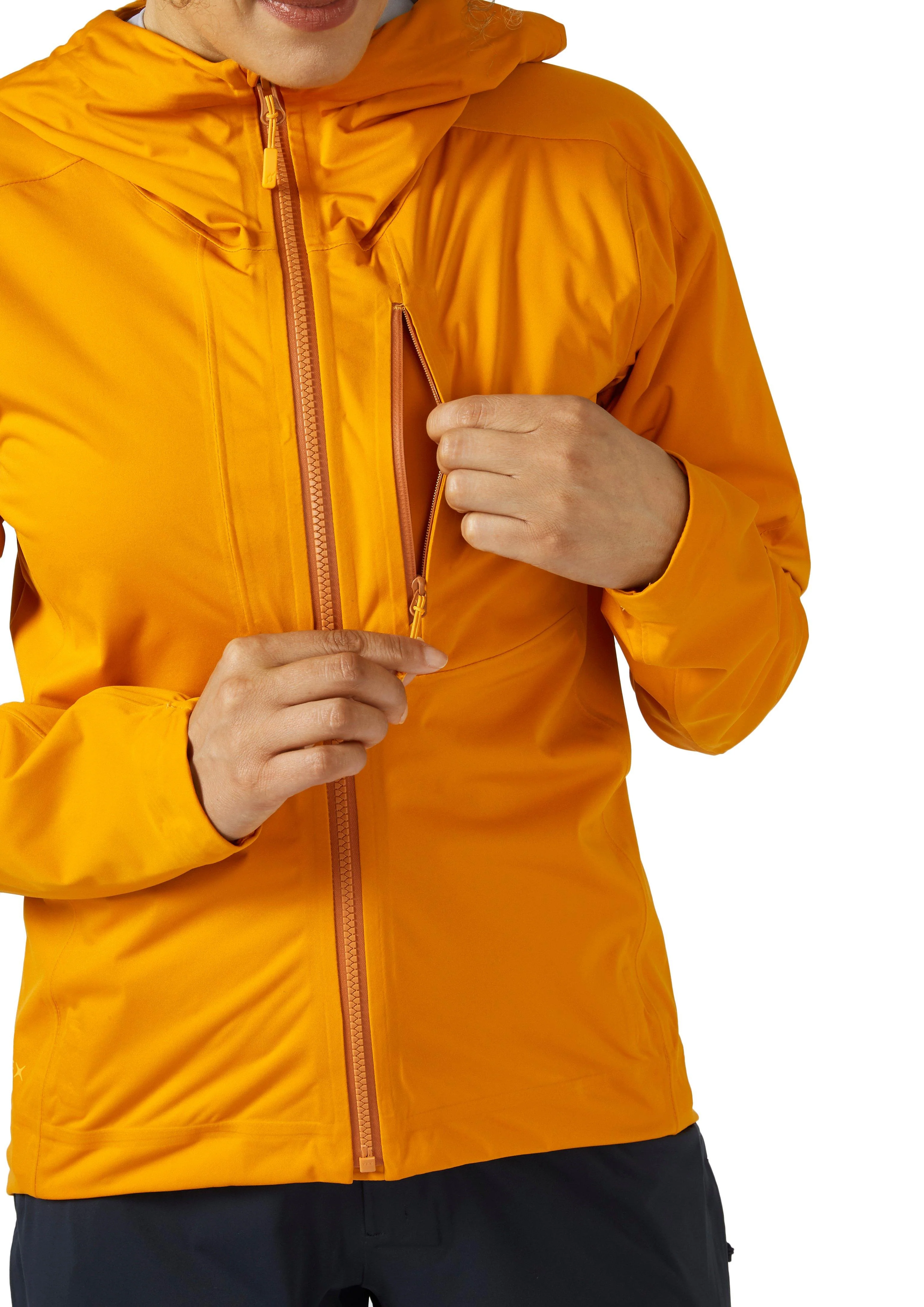 Women's Kinetic Waterproof Jacket - Marmalade - Image 7