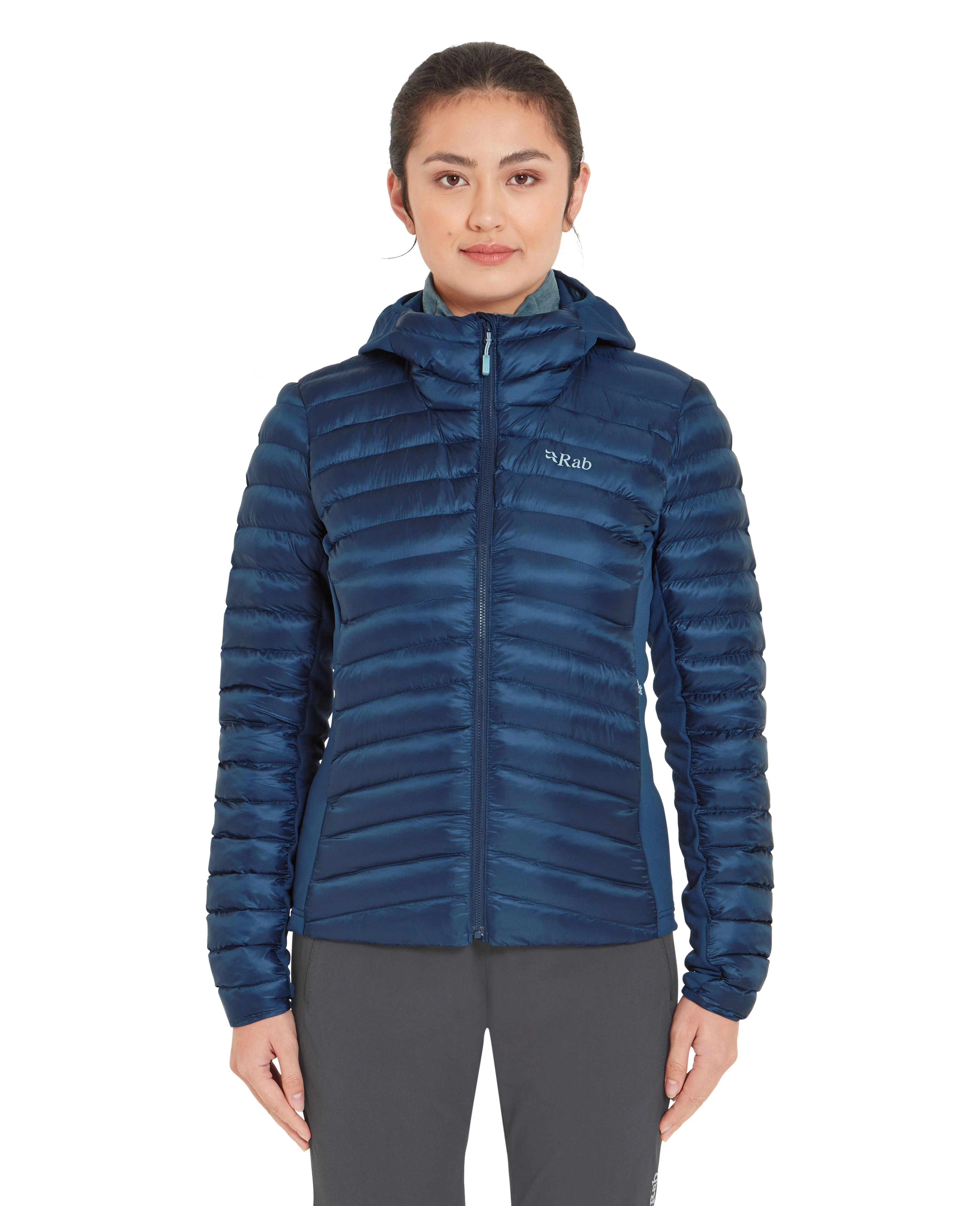 Women's Cirrus Flex Hooded Jacket - Blue - Image 3