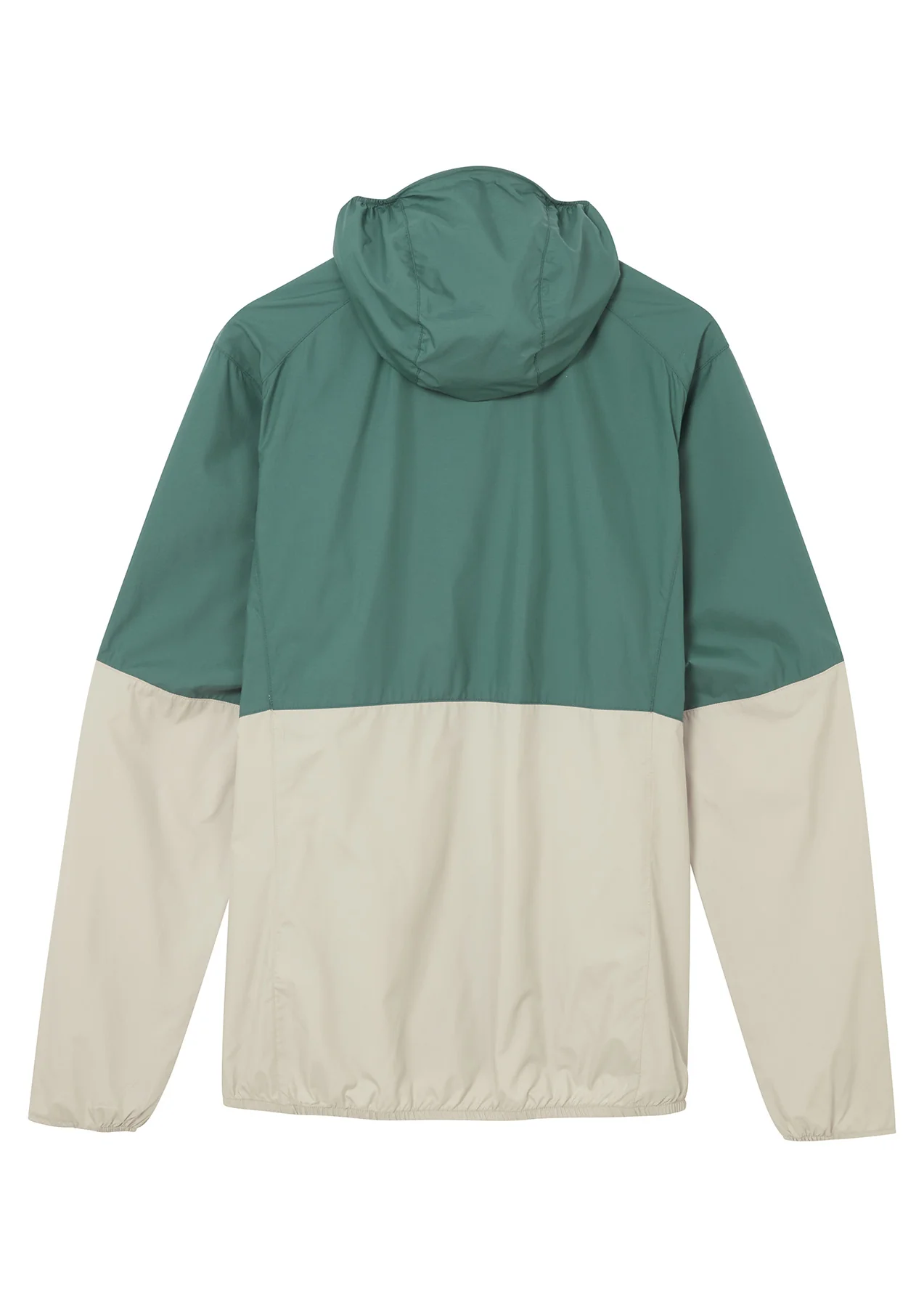 Men's Windgather Hooded Jacket - Green / Beige - Image 2