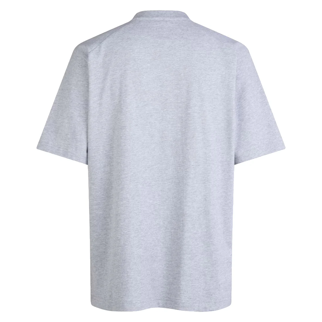 Men's Cotton Large Logo T-Shirt - Grey - Image 2