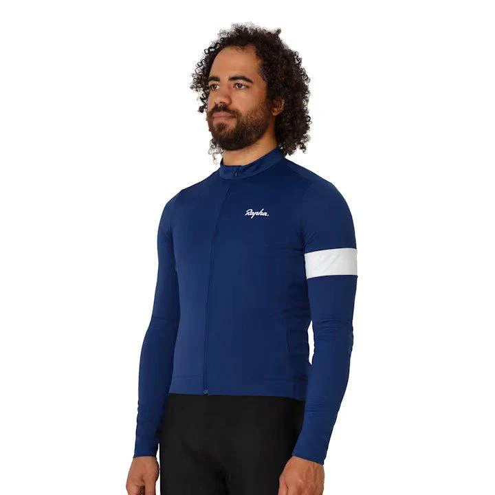 Men's Core Thermal Long-Sleeve Jersey - Navy - Image 4