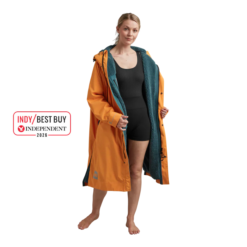 Unisex Pro Change Evo Long-Sleeve Changing Robe - Orange - Image 3