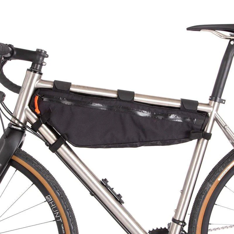 Large 4.5L Bike Frame Bag - Black - Image 2
