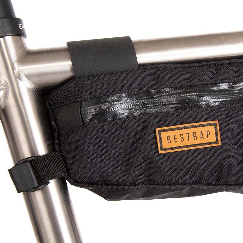 Large 4.5L Bike Frame Bag - Black - Image 4