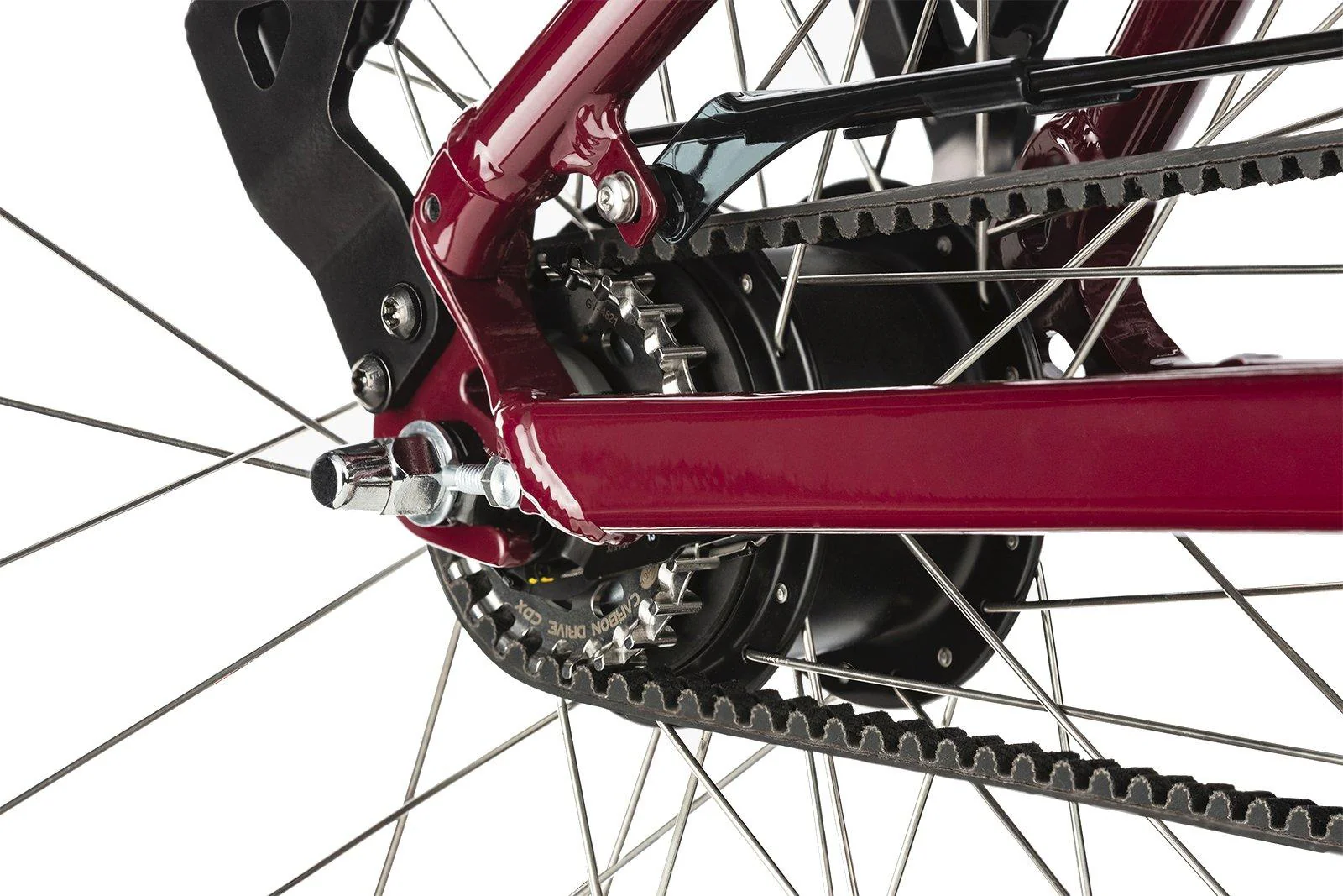 Swing4 Silent Hybrid E-Bike - Red - Image 3