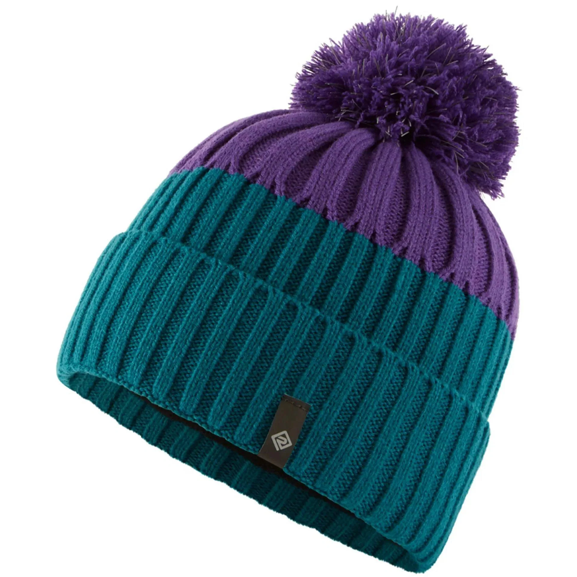 Women's Bobble Hat - Purple