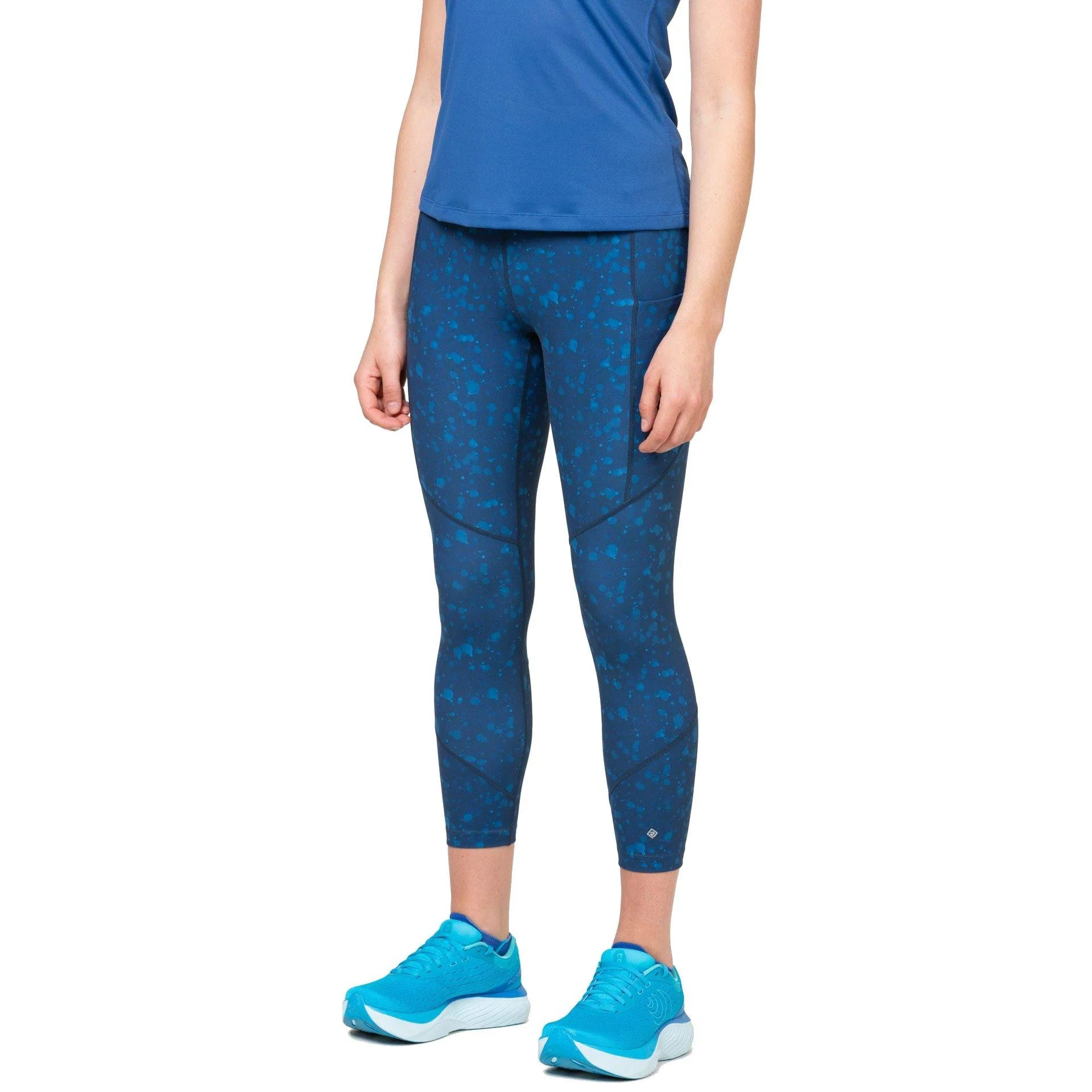 Women's Tech Crop Tights - Blue - Image 3